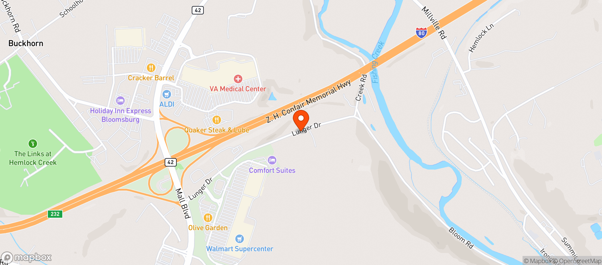 Map showing Gnc