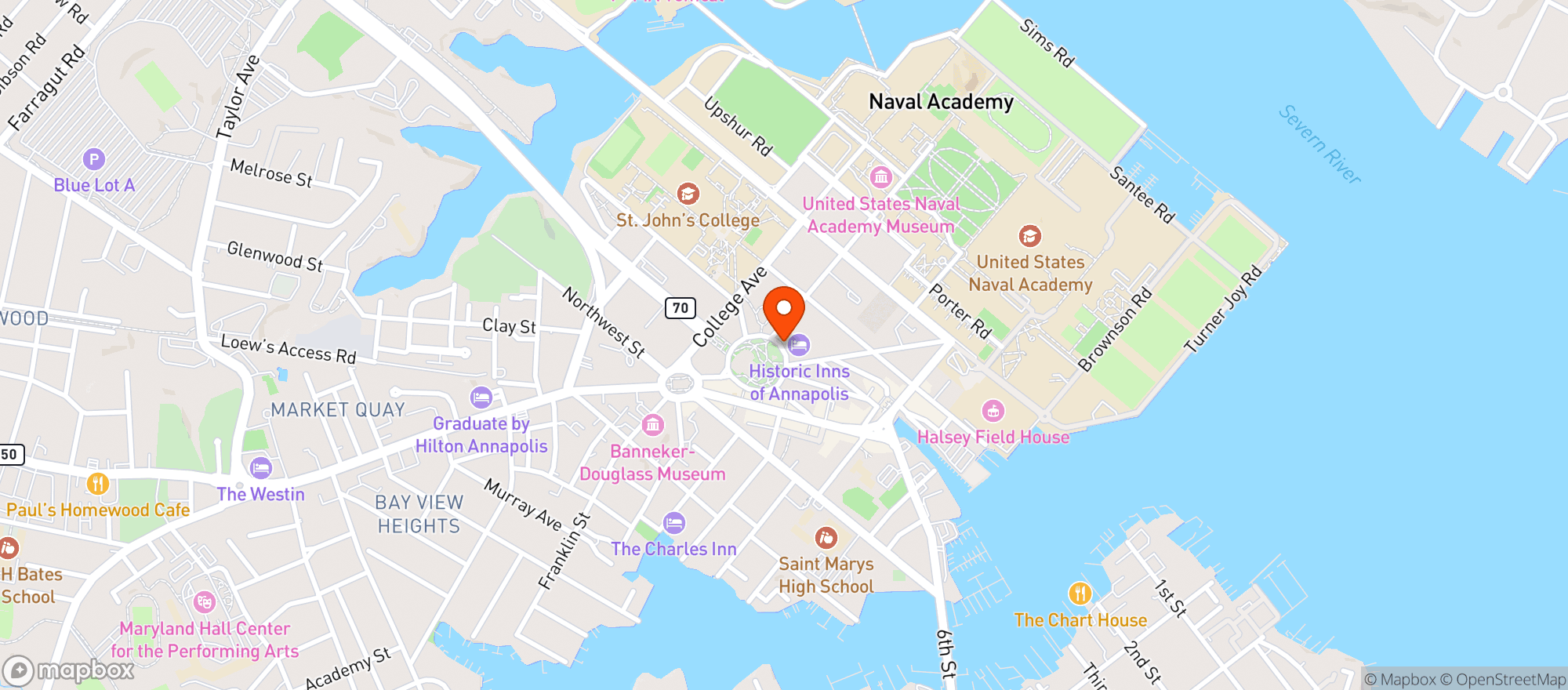 Map showing Harry Brownes