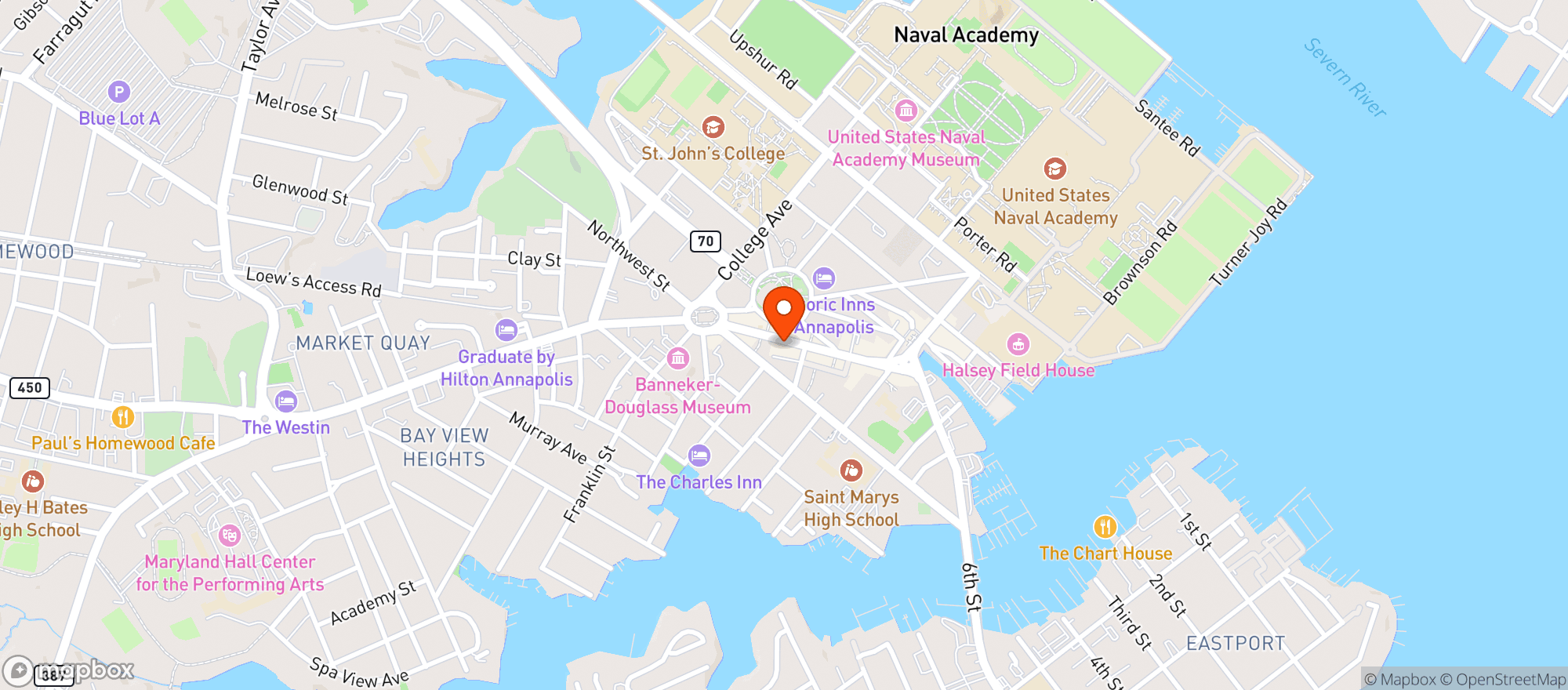 Map showing Red Red Wine Bar