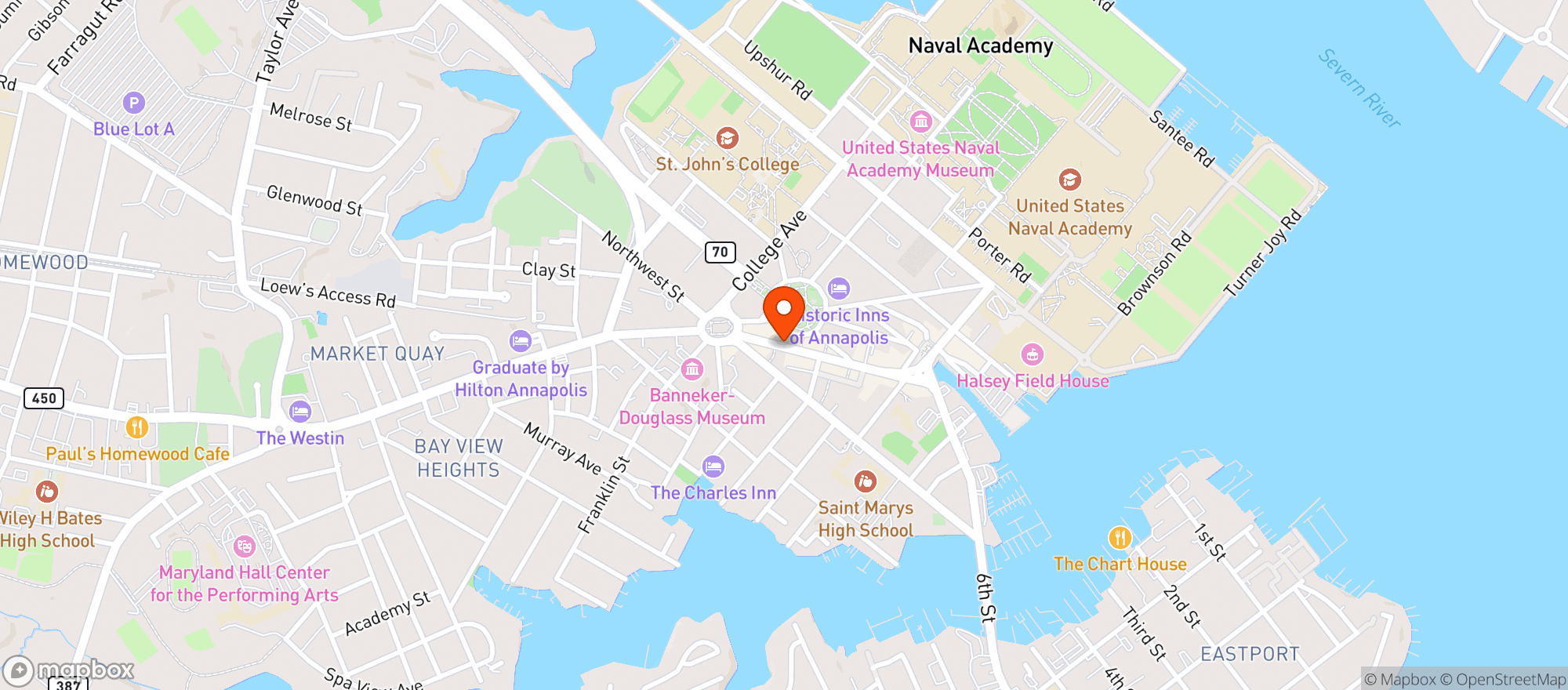 Map showing Vida