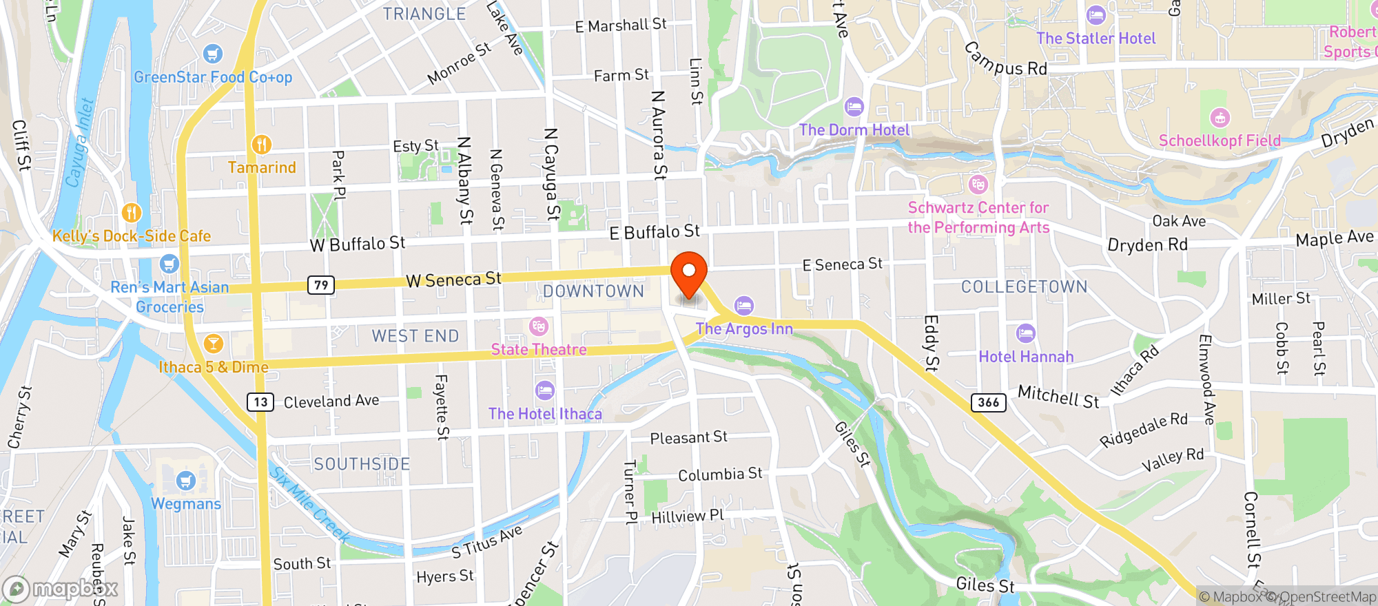 Map showing Bike Bar