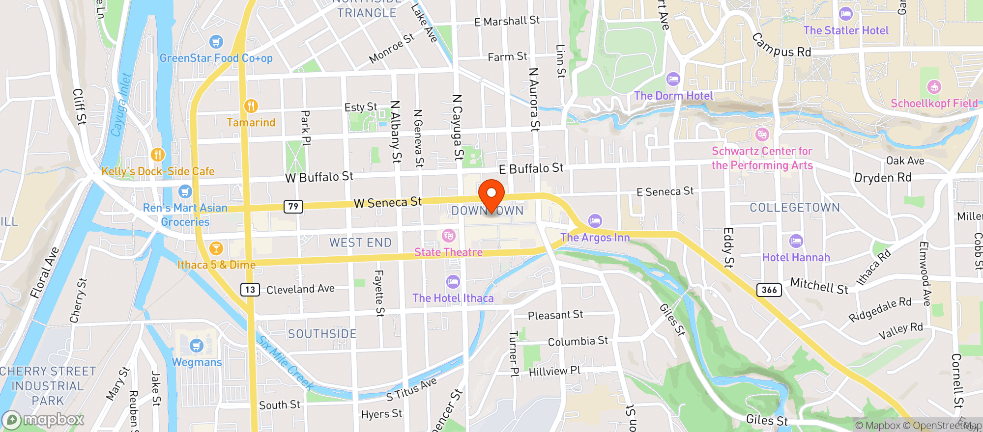 Map showing Cellar D'or Wine Boutique