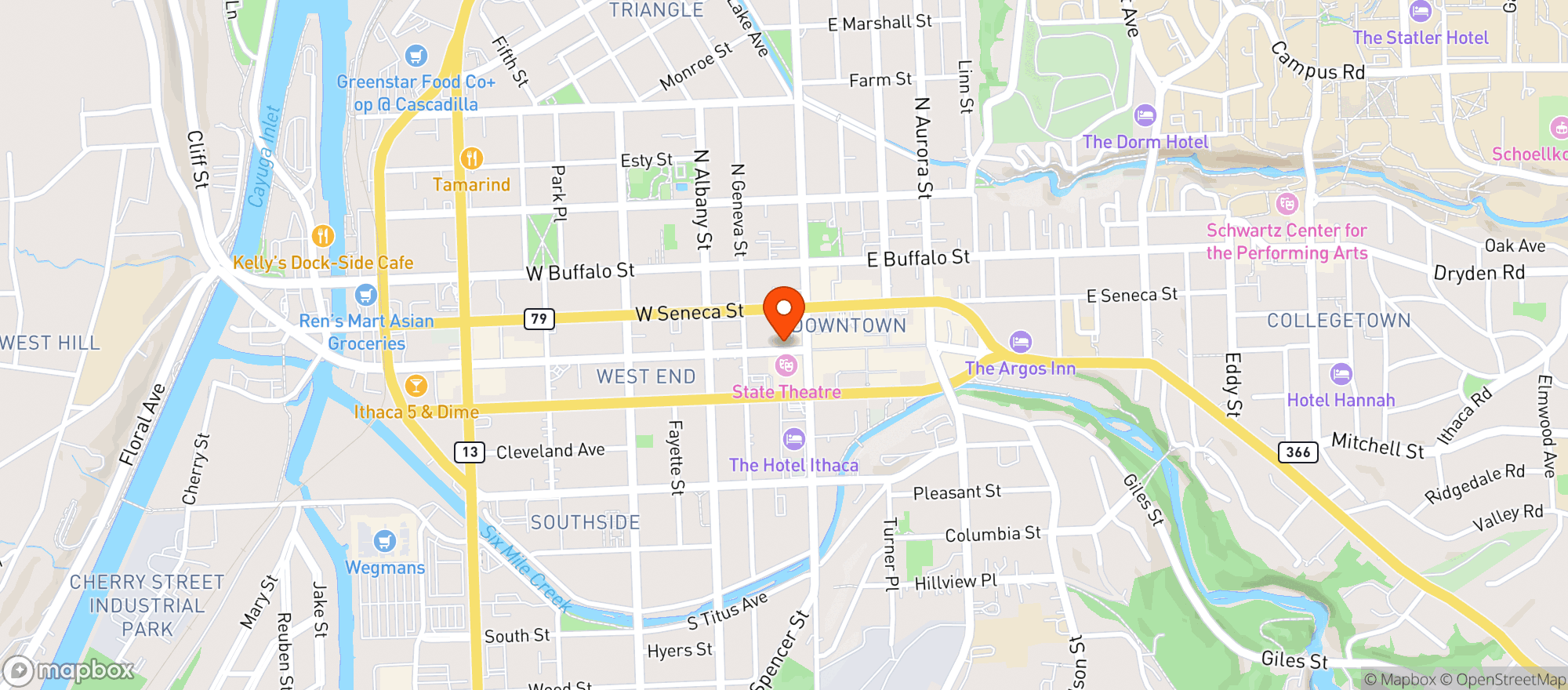 Map showing Nowhere Special