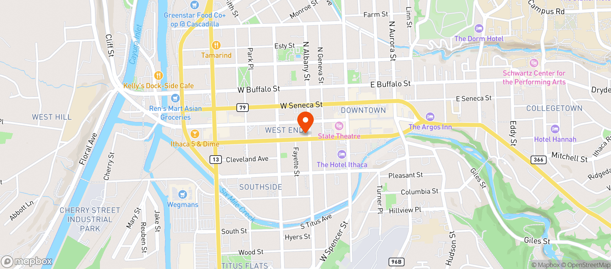 Map showing Uncle Joes Grill & Sports