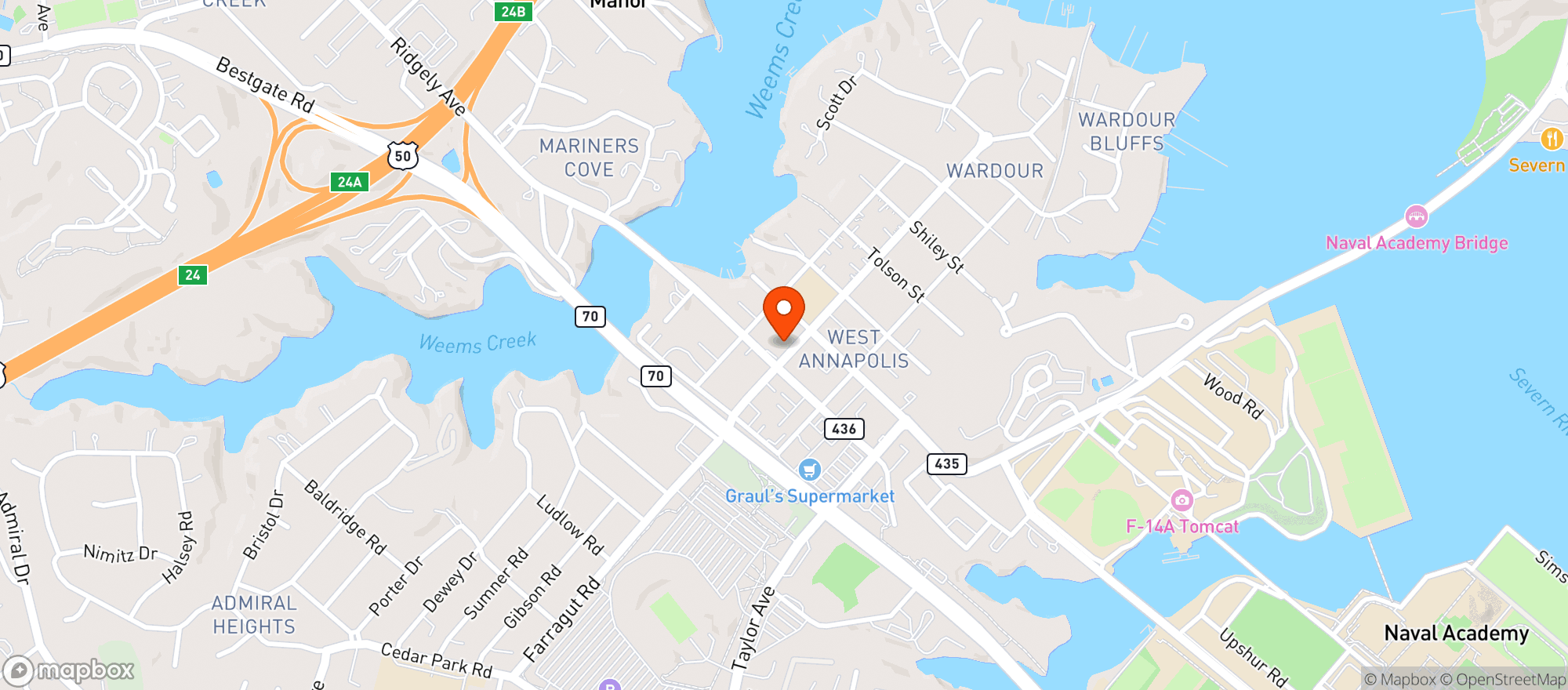Map showing Chessies Wharf Of Annap #0