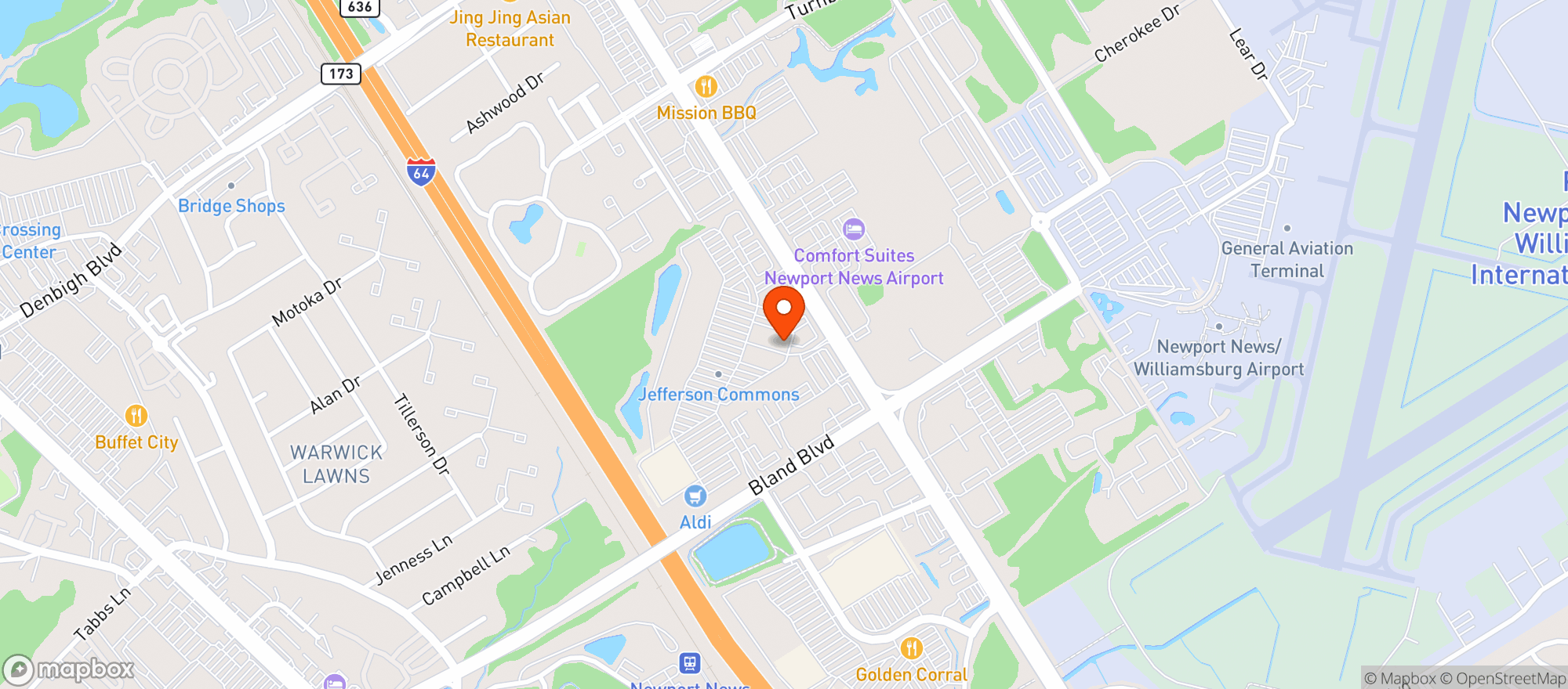 Map showing Total Wine & More