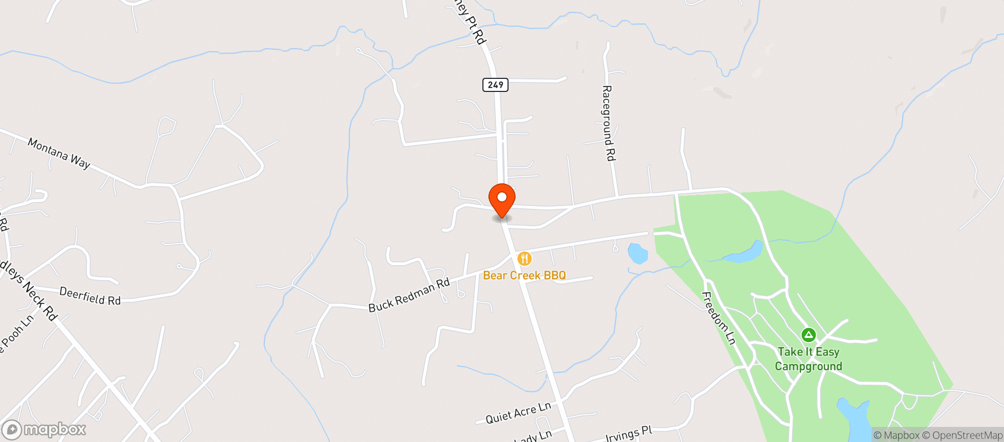 Map showing Sunoco