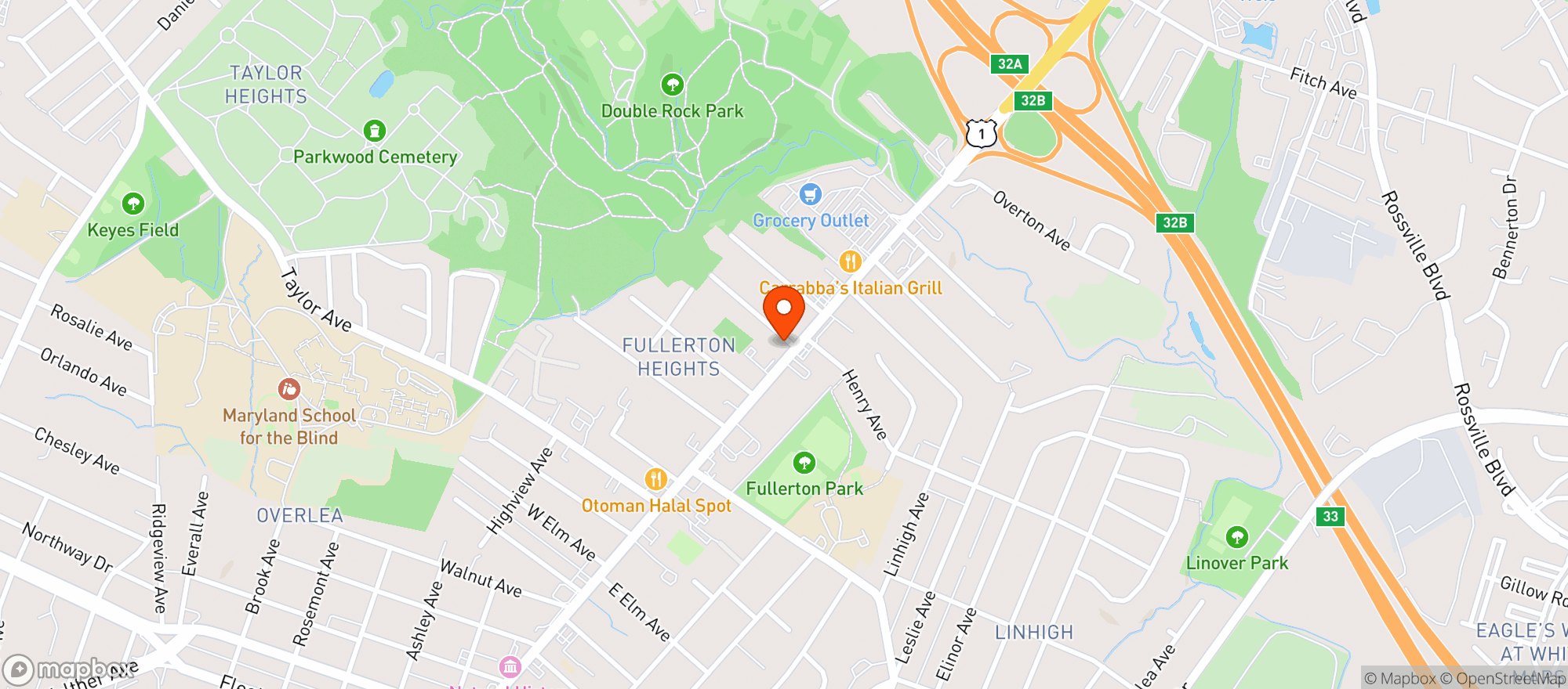 Map showing BRB Inc t/a Nikks Liquors