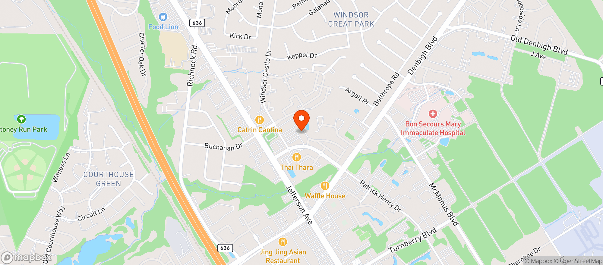 Map showing Tres Borrachos LLC