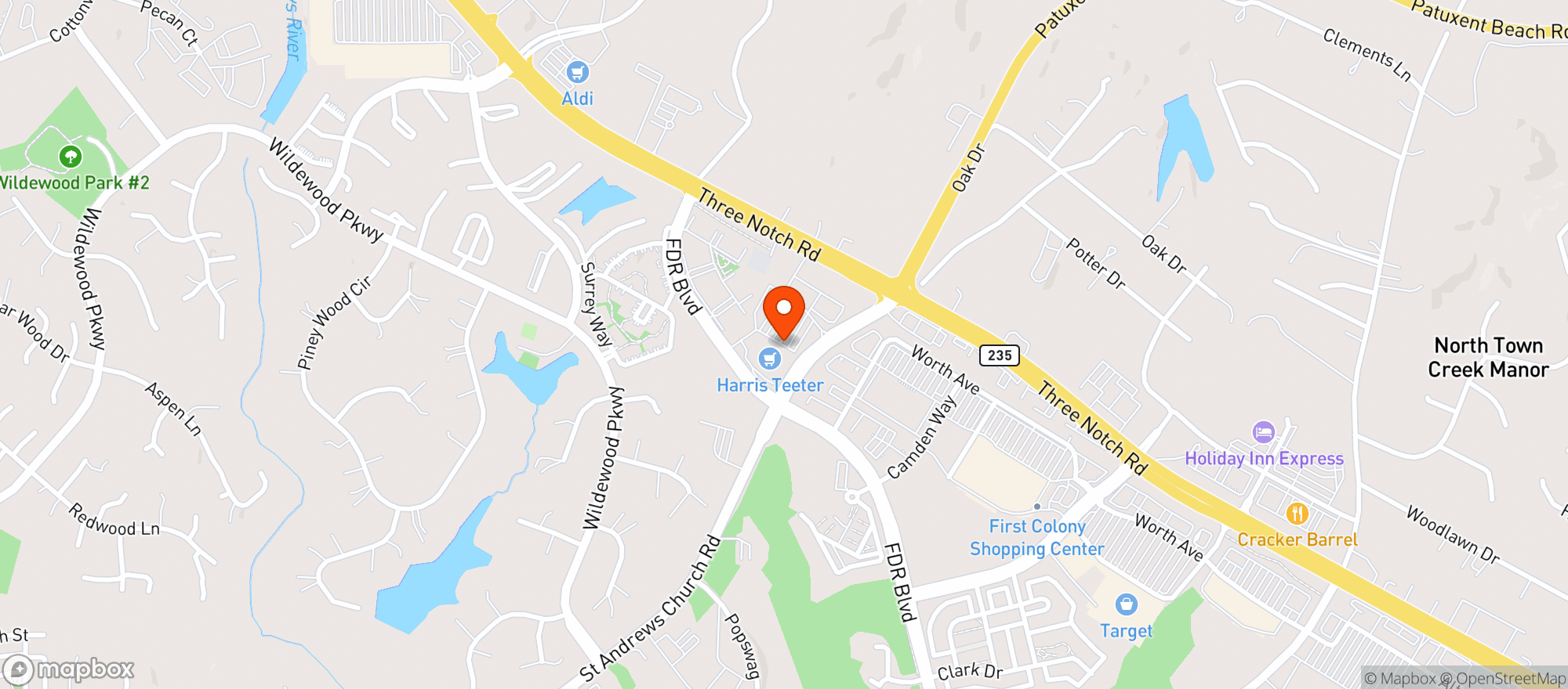 Map showing Marketplace Wine & Spirits