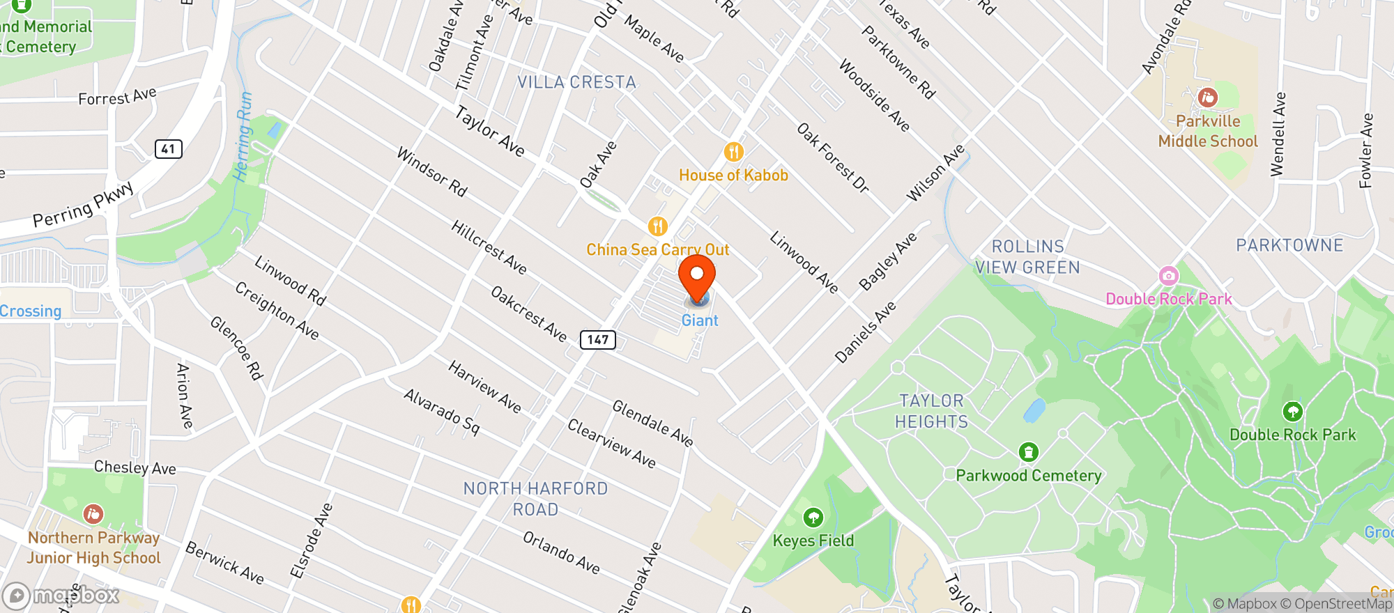 Map showing Beverage Depot Liquors