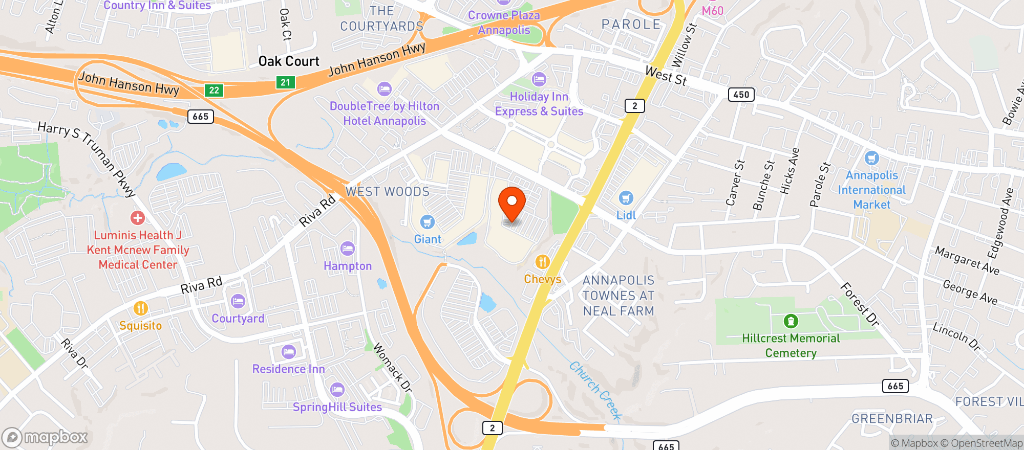 Map showing Jalapenos