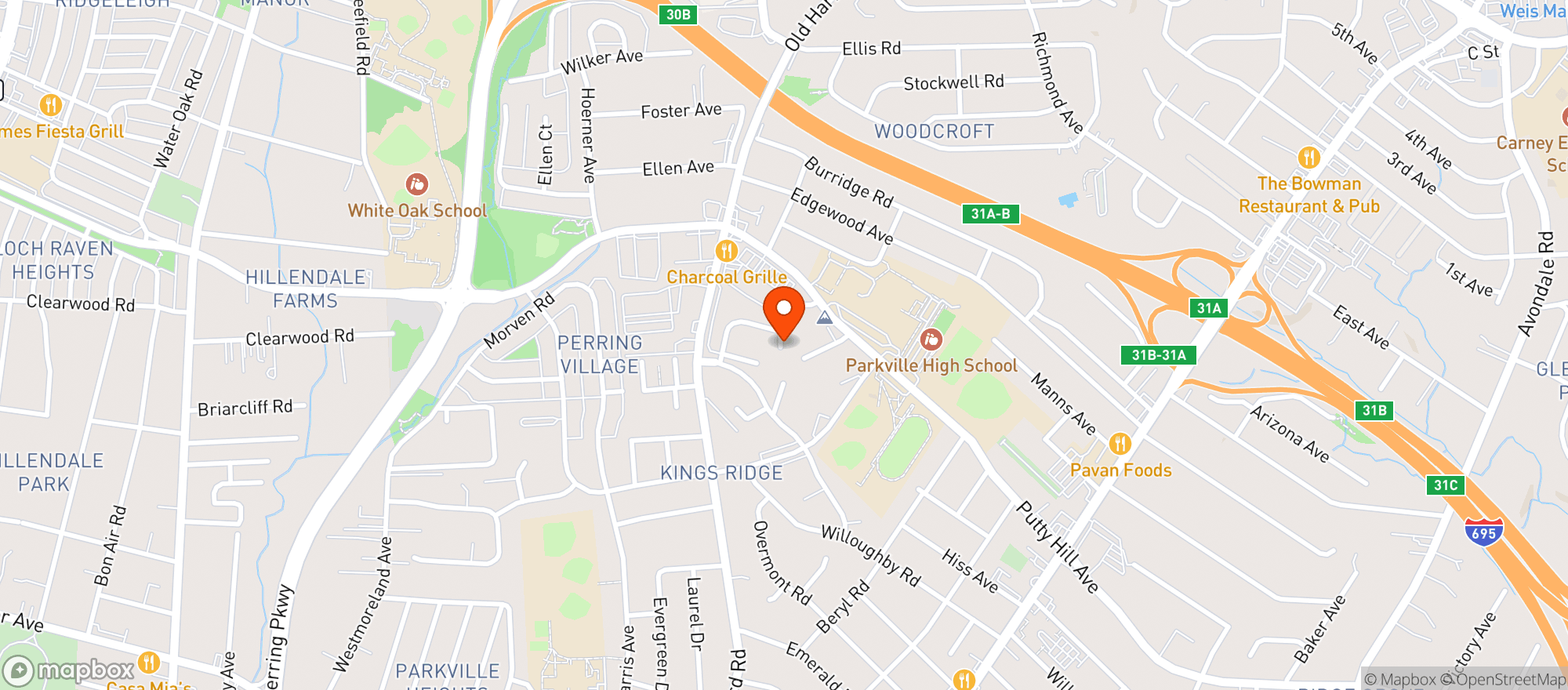 Map showing Speedy Liquors