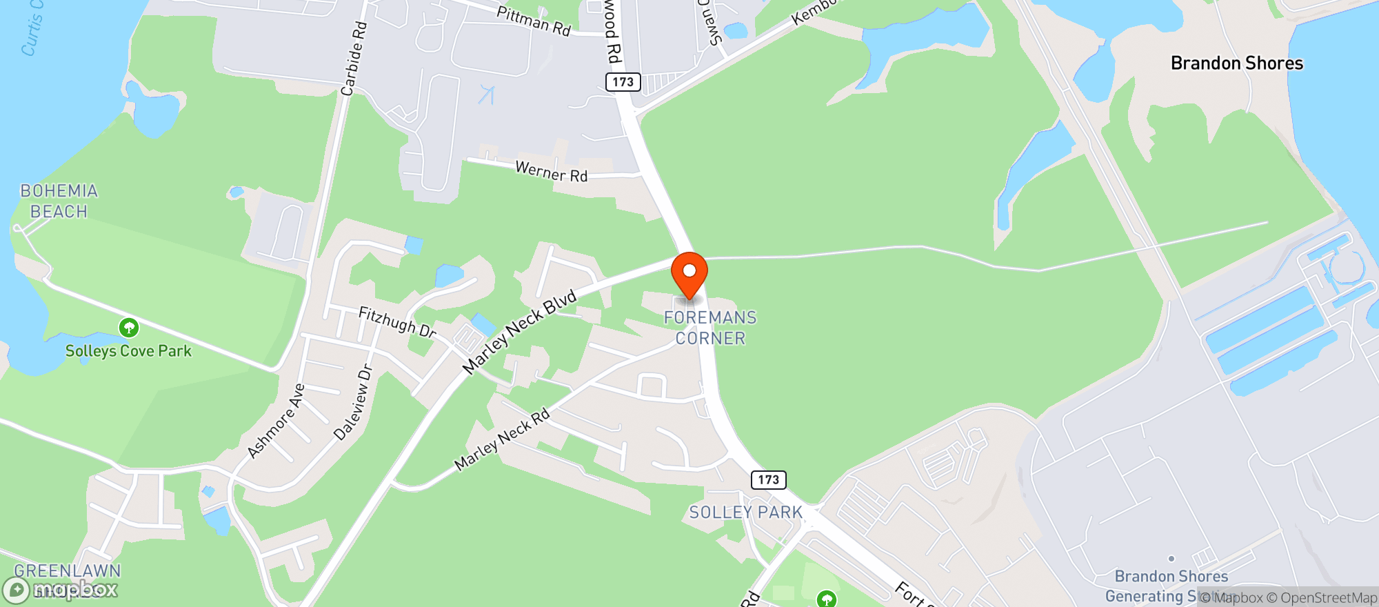 Map showing Keybridge Liquor