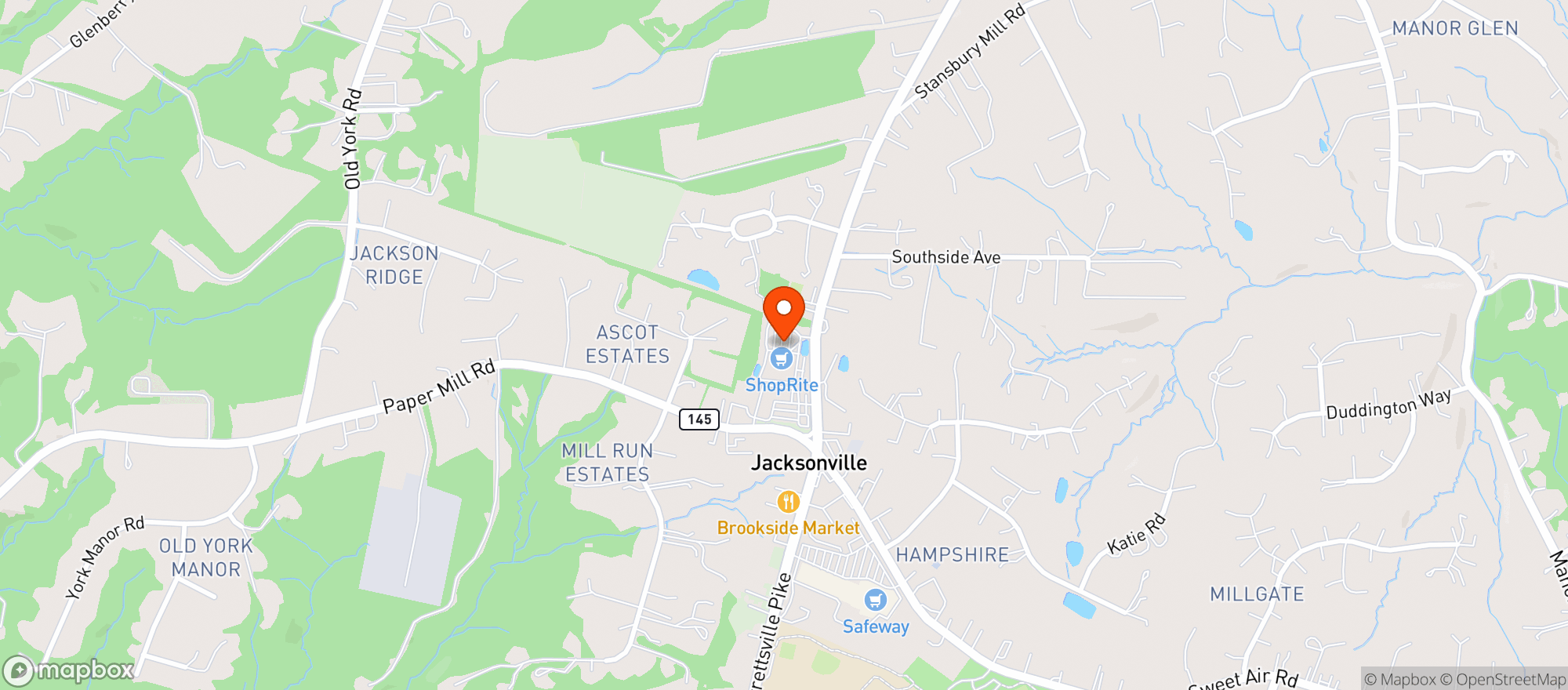 Map showing SHOPRITE