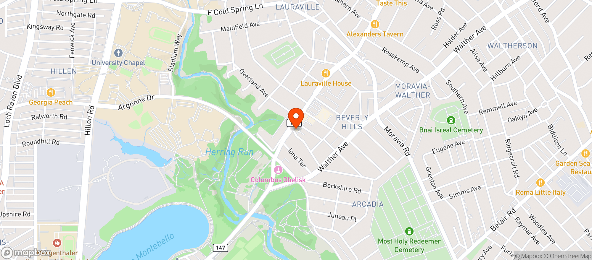 Map showing Kocos Pub