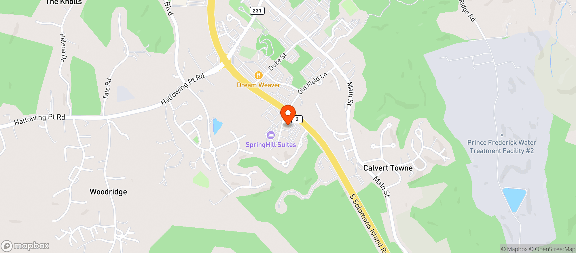 Map showing Brick Wood Fired Bistro
