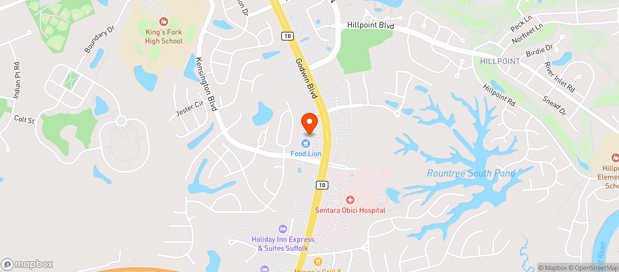 Map showing Gnc