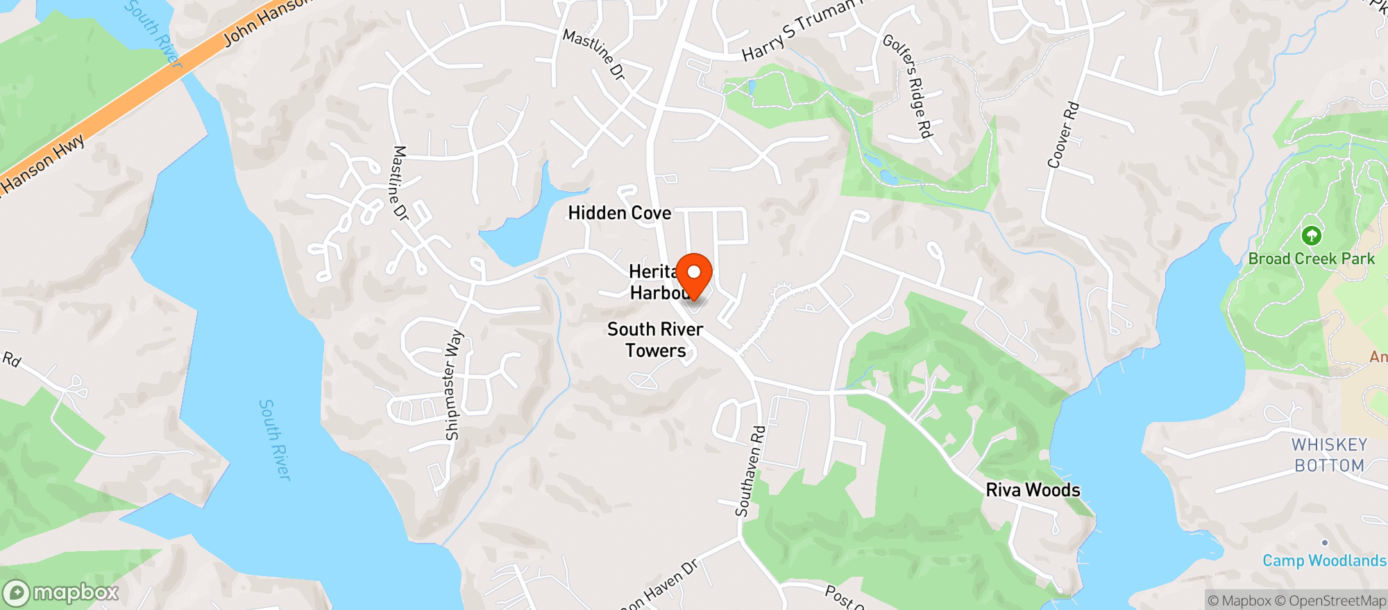 Map showing Heritage Harbour Wine & S