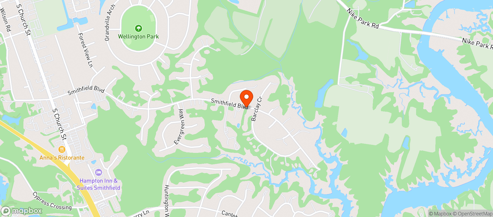 Map showing KROGER