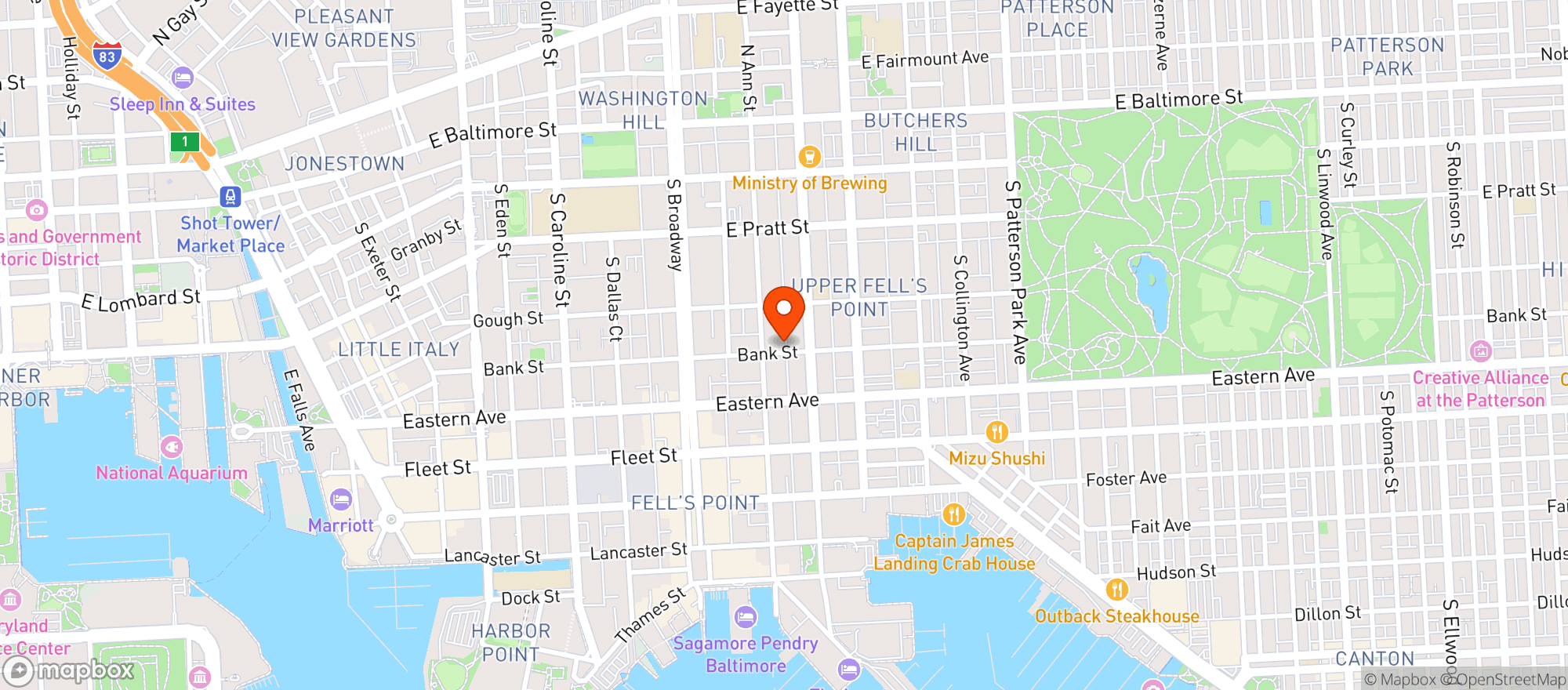 Map showing Little Donnas