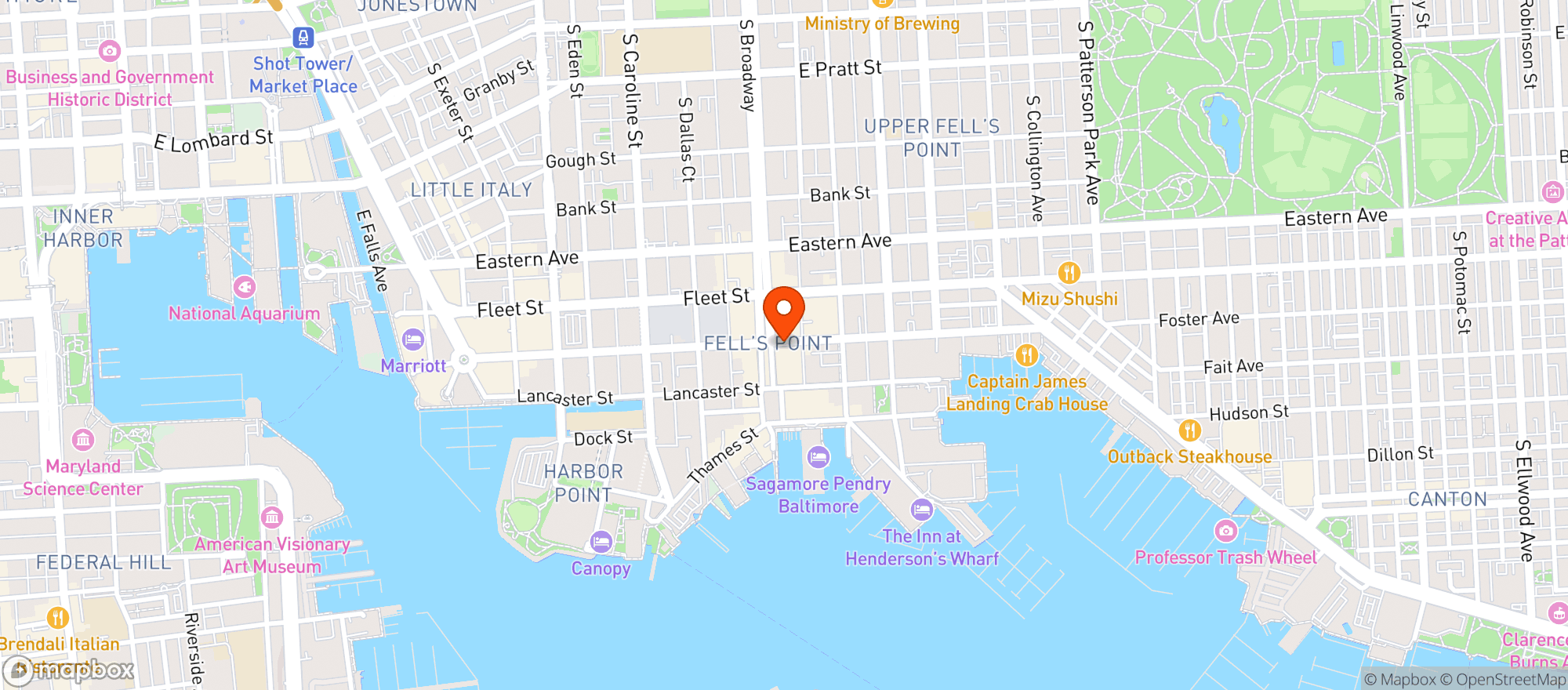 Map showing Papis Taco
