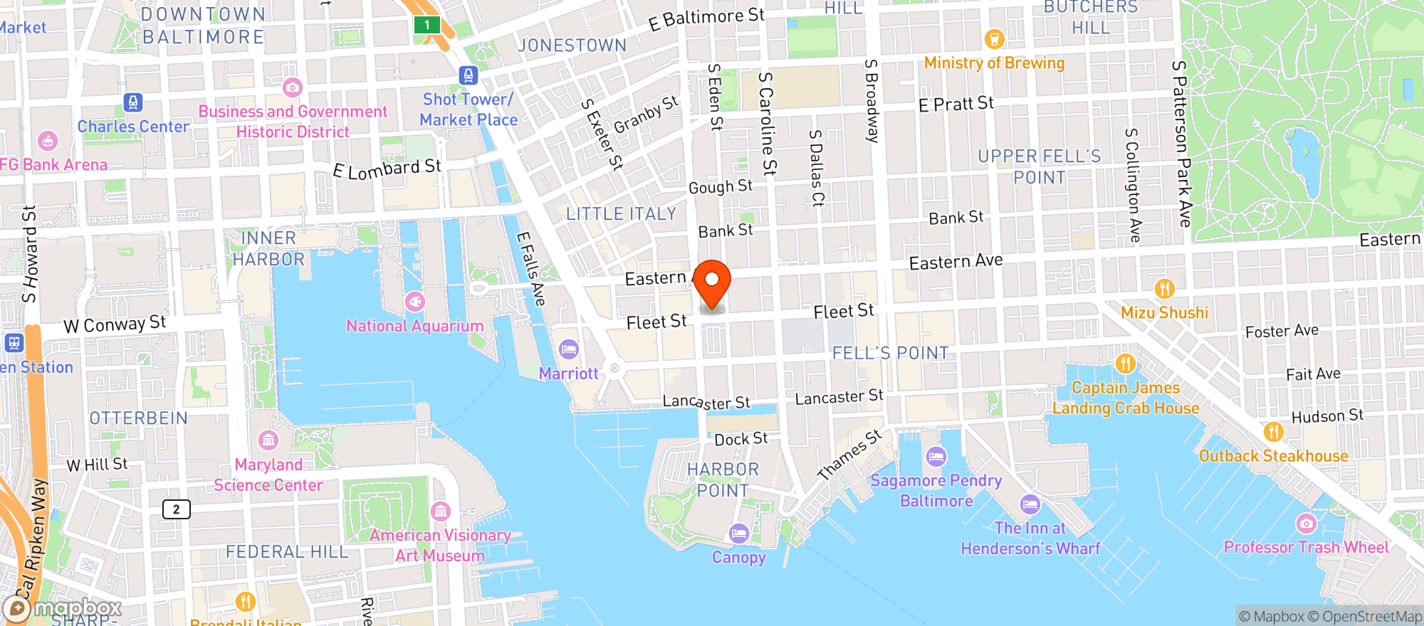 Map showing Blk Swan