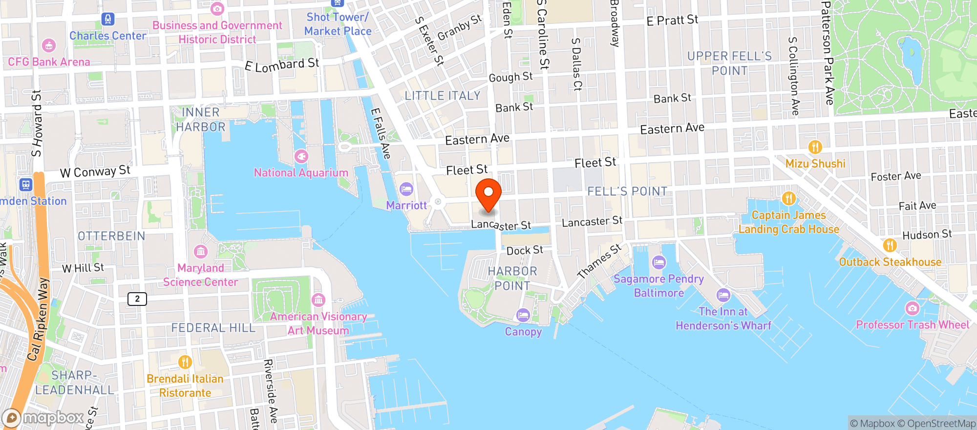 Map showing Charleston