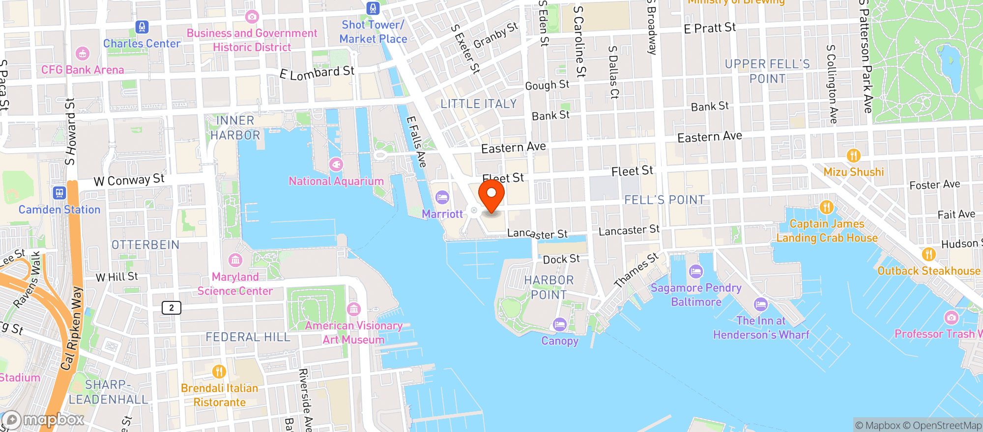 Map showing Oceanaire Seafood Room #81