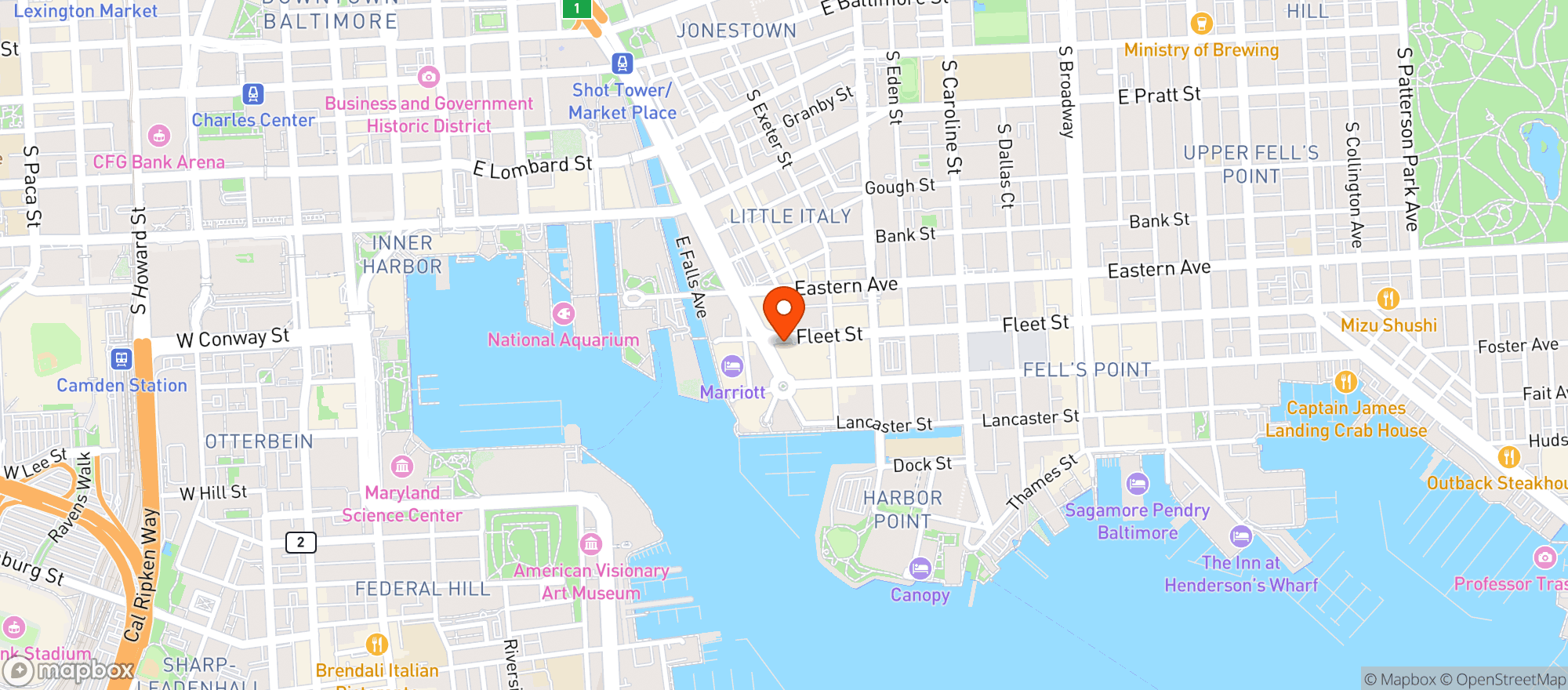 Map showing Homewood Suites By Hilton