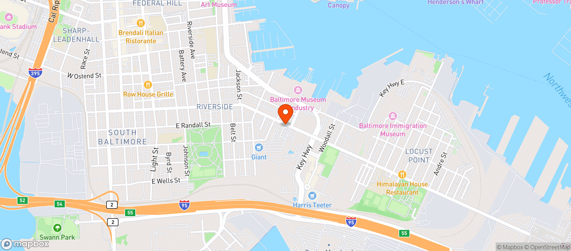 Map showing Giant
