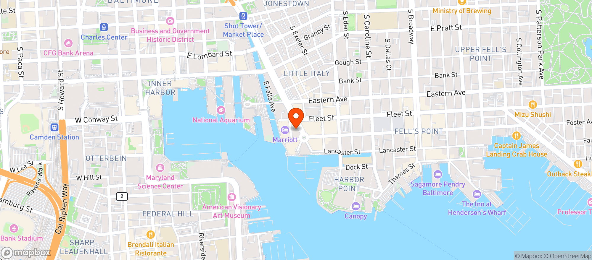 Map showing James Joyce Irish Bar & Rest