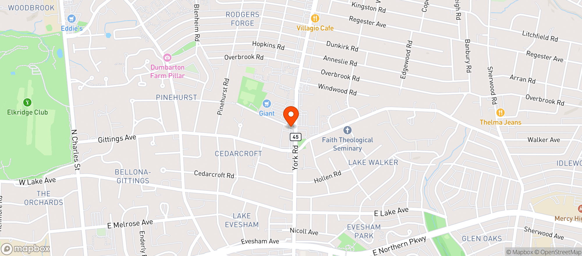 Map showing Wells Liquors