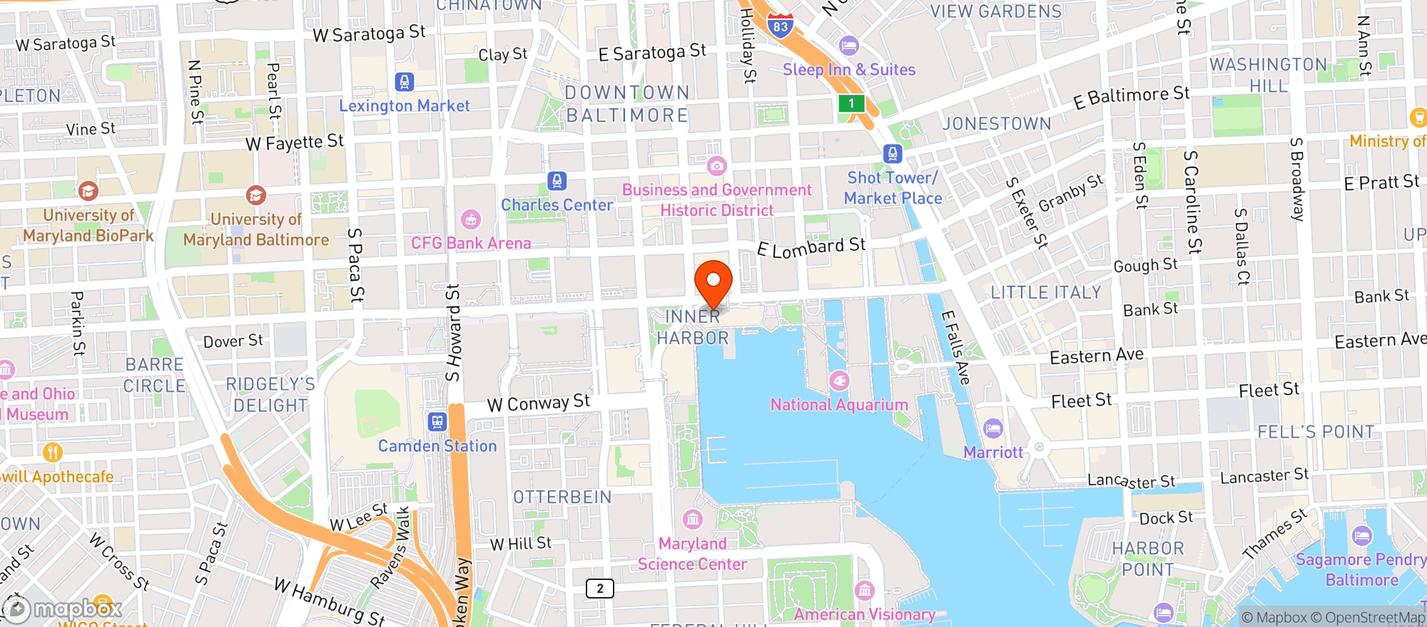 Map showing Cheesecake Factory #16