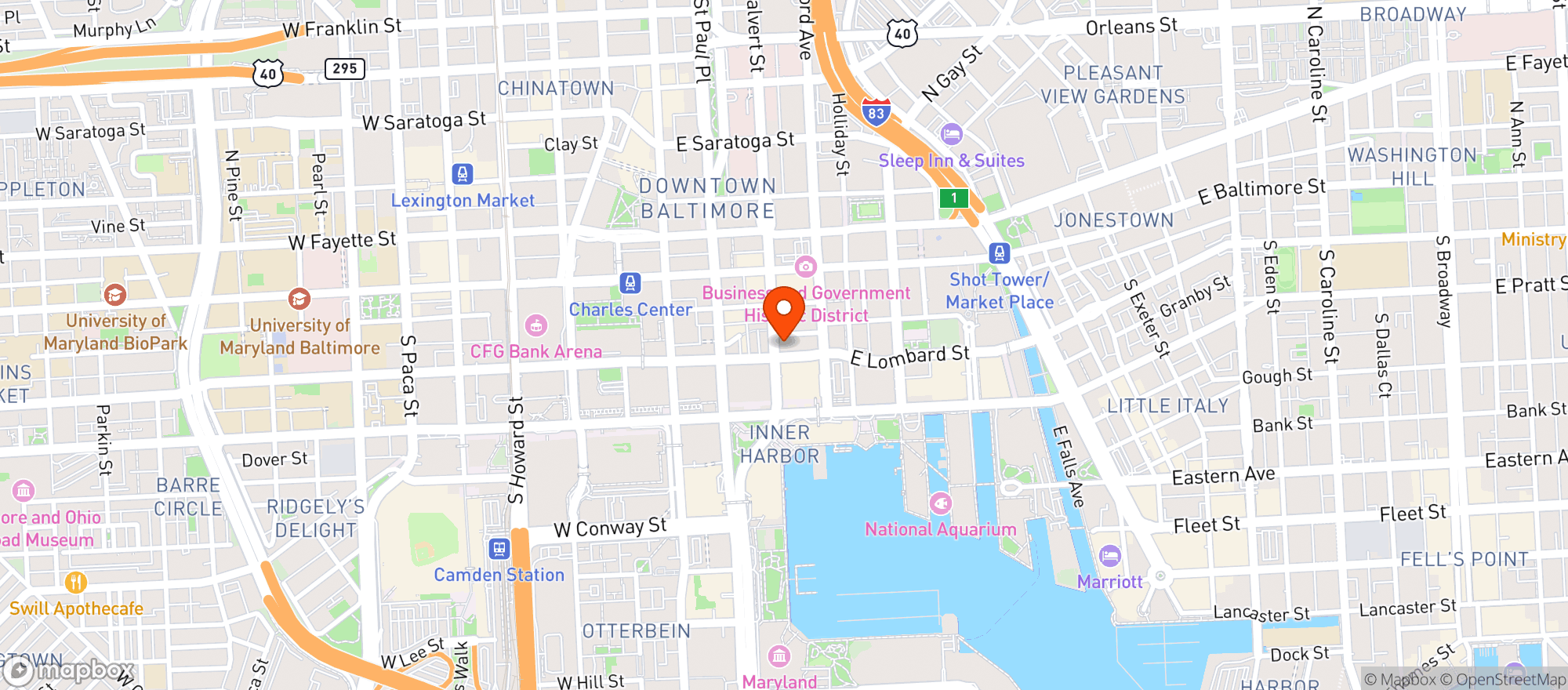 Map showing Clock