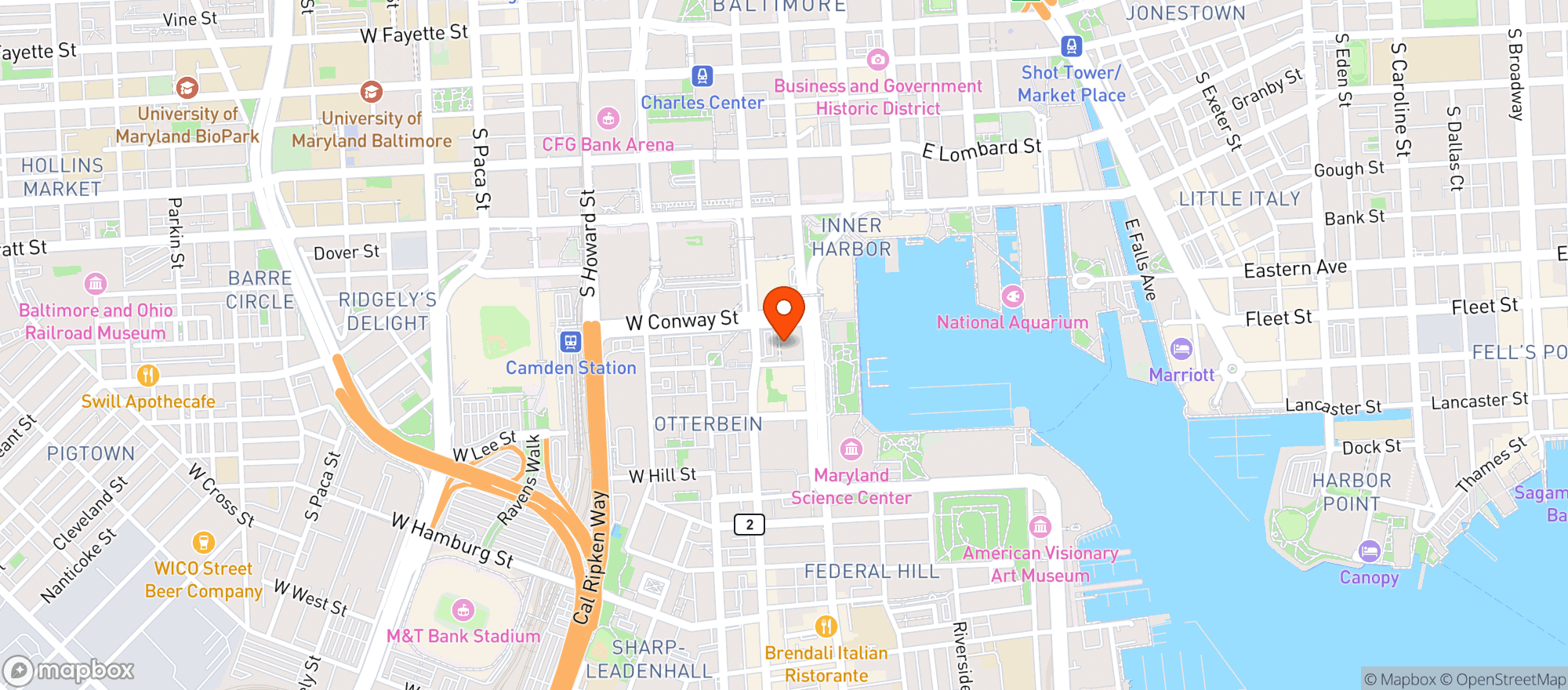 Map showing Facci