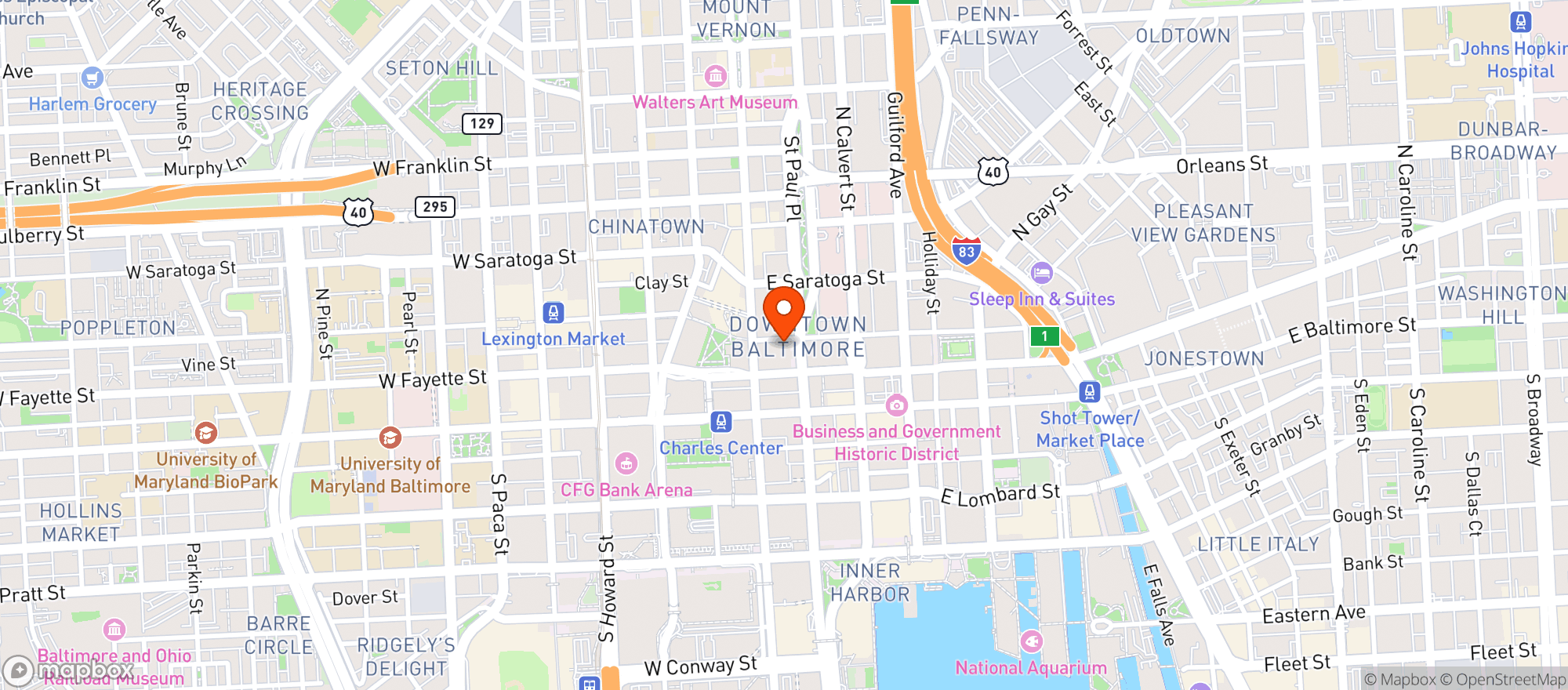 Map showing Papillons Cafe