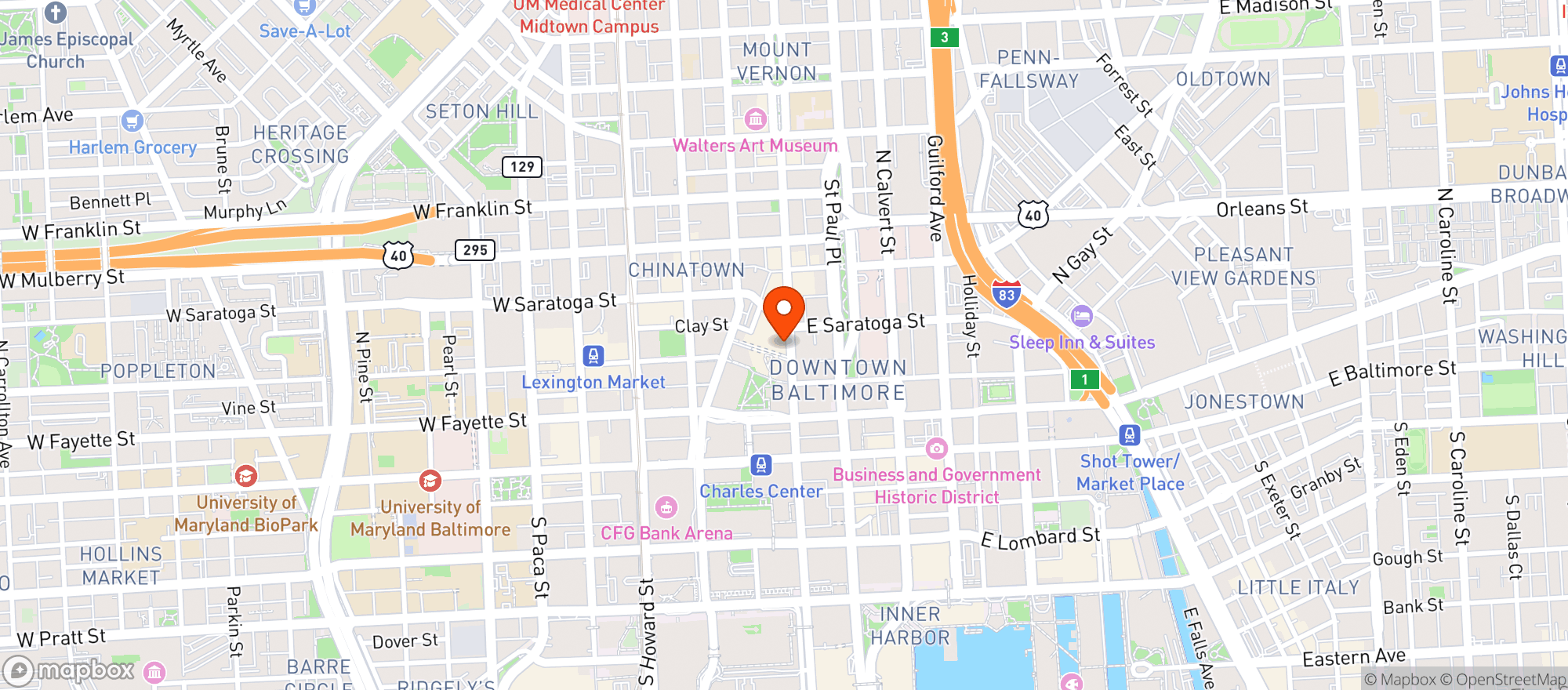 Map showing Urban Cellars