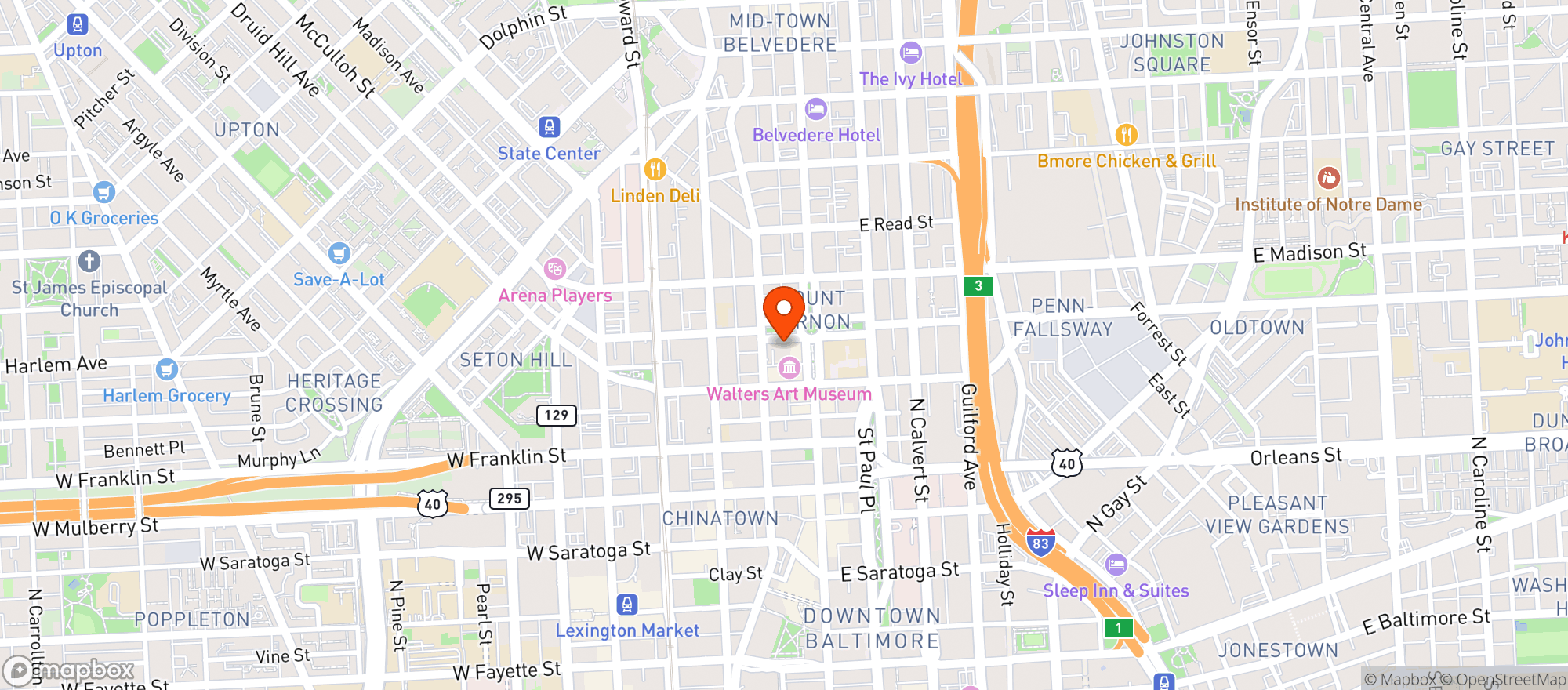 Map showing Engineering Society