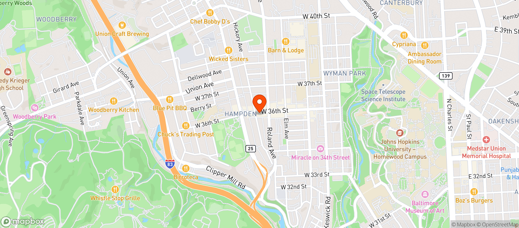 Map showing Zissimos Bar