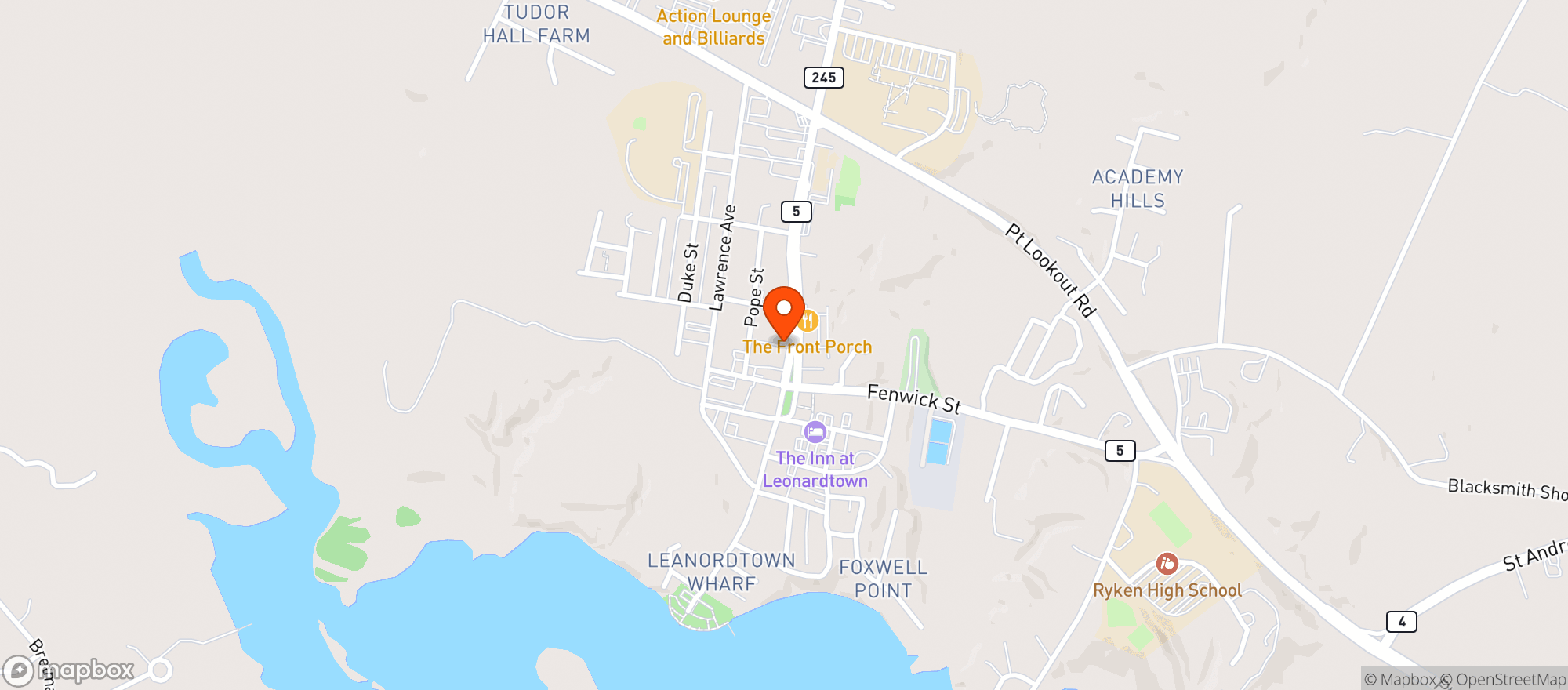 Map showing The Slice House