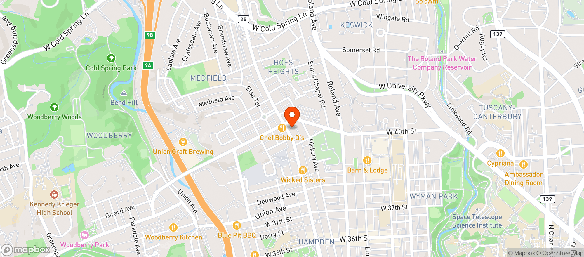 Map showing Elevated Wellness Solutions