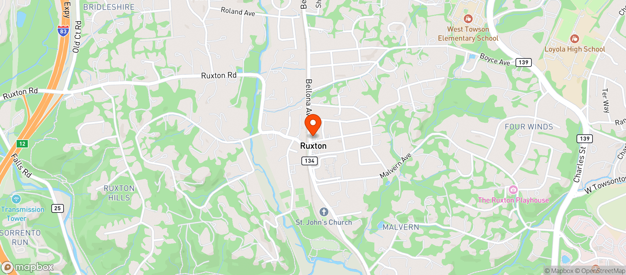 Map showing GRAULS WINE & SPIRITS