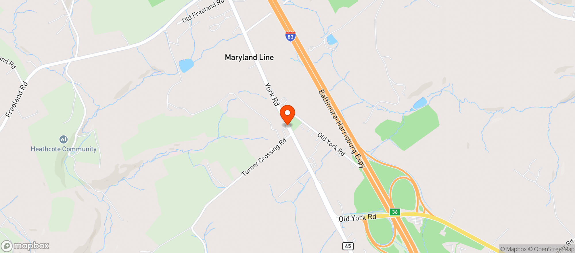 Map showing Stonebridge Grille