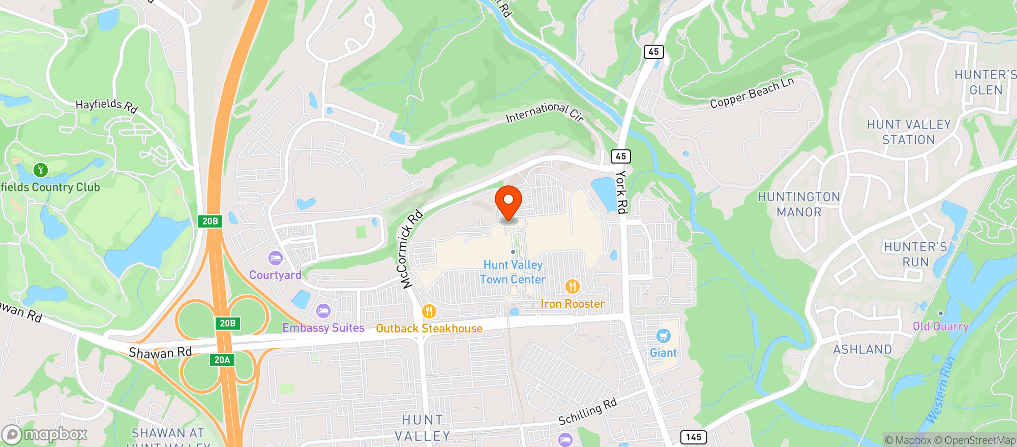 Map showing Greene Turtle Sports Bar & Grille