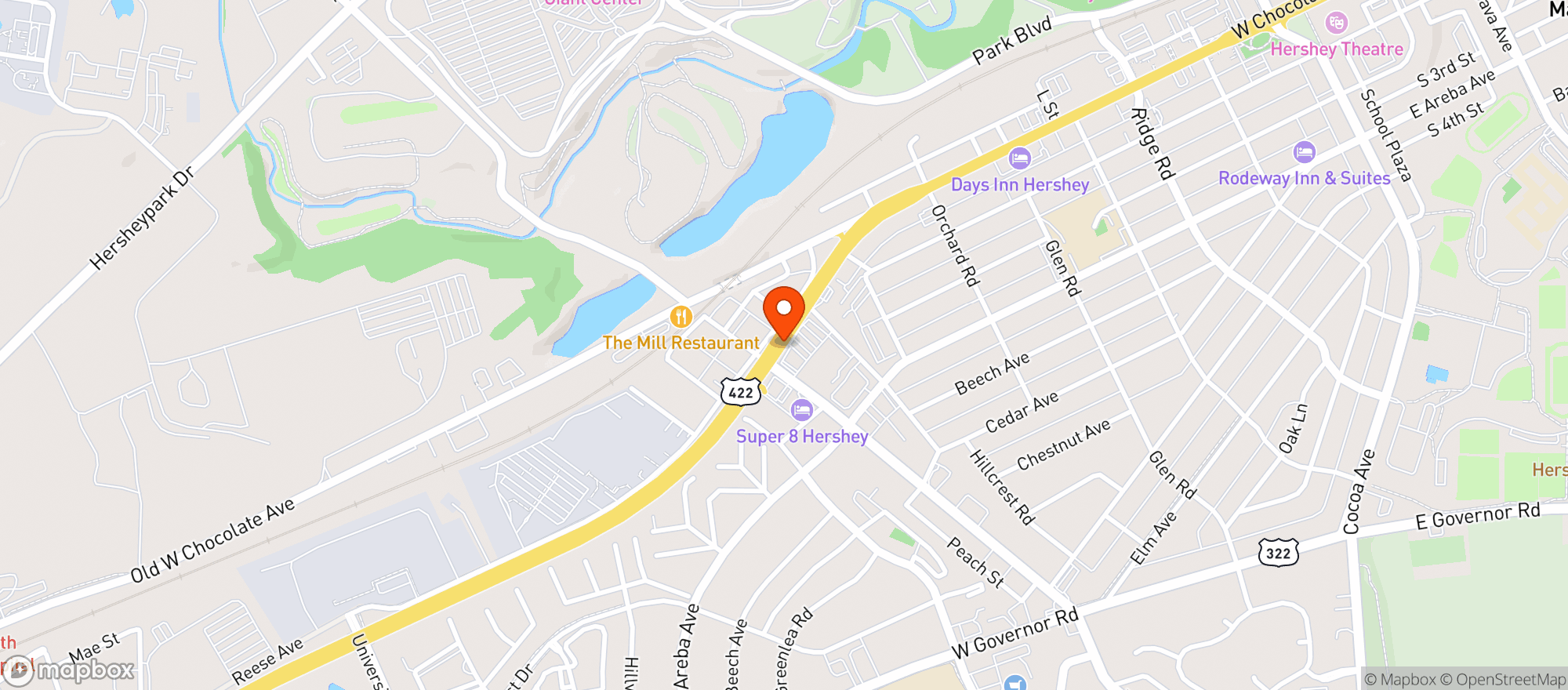 Map showing The Beer Stop