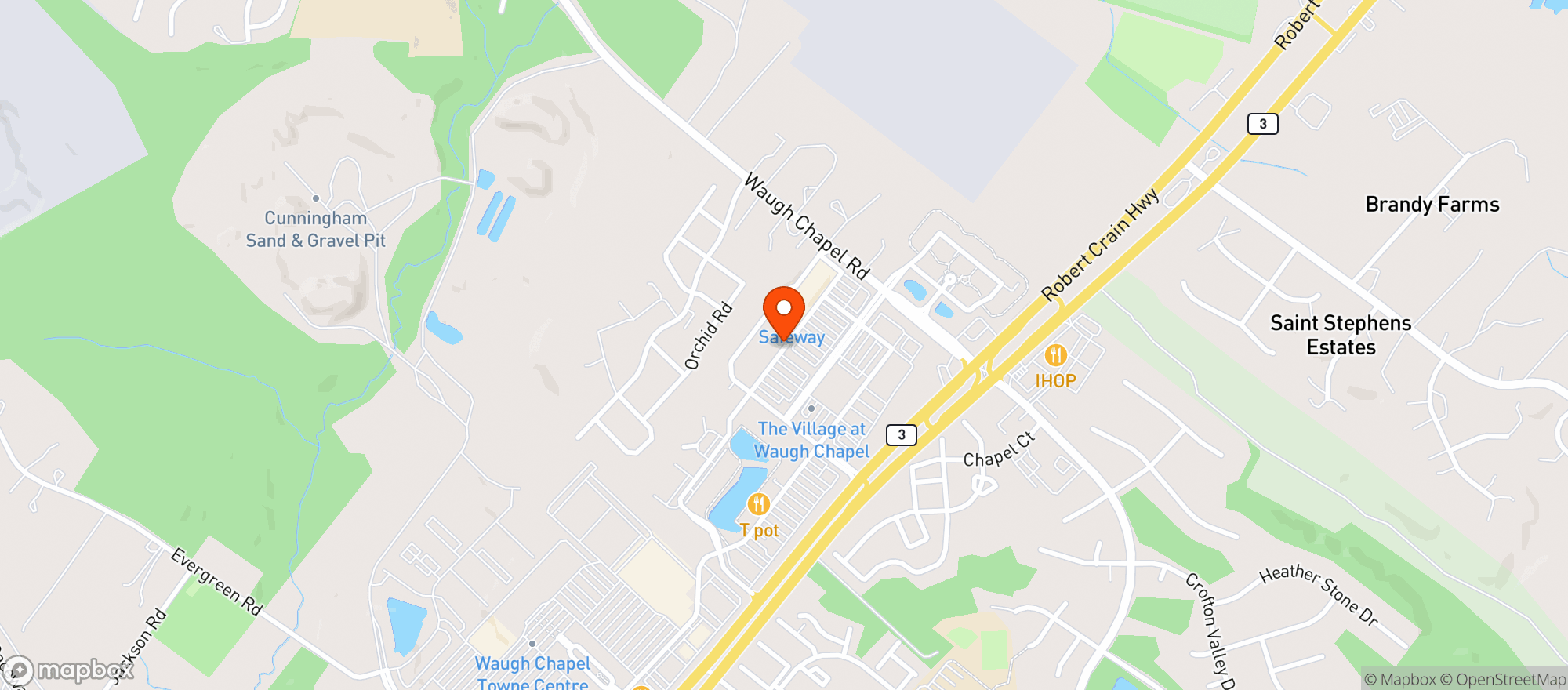 Map showing Village Wine & Spirits