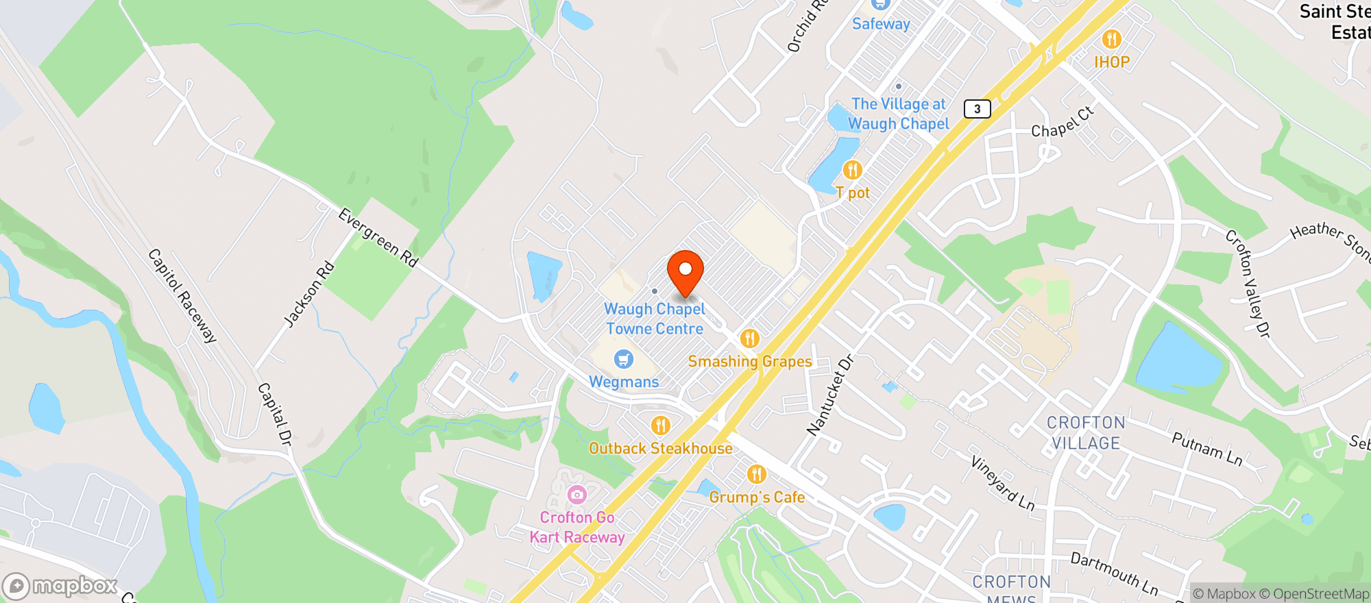Map showing A&a Wine And Spirits