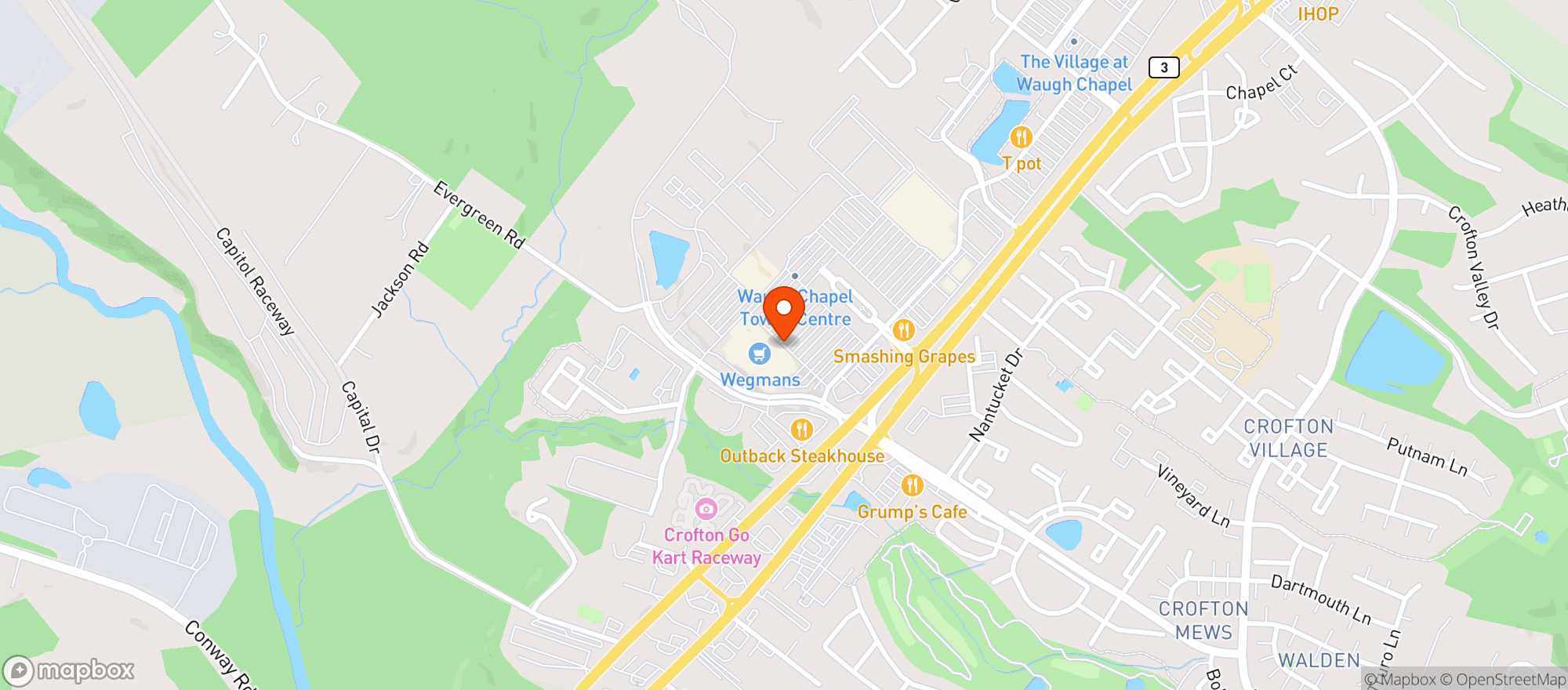 Map showing Wegmans