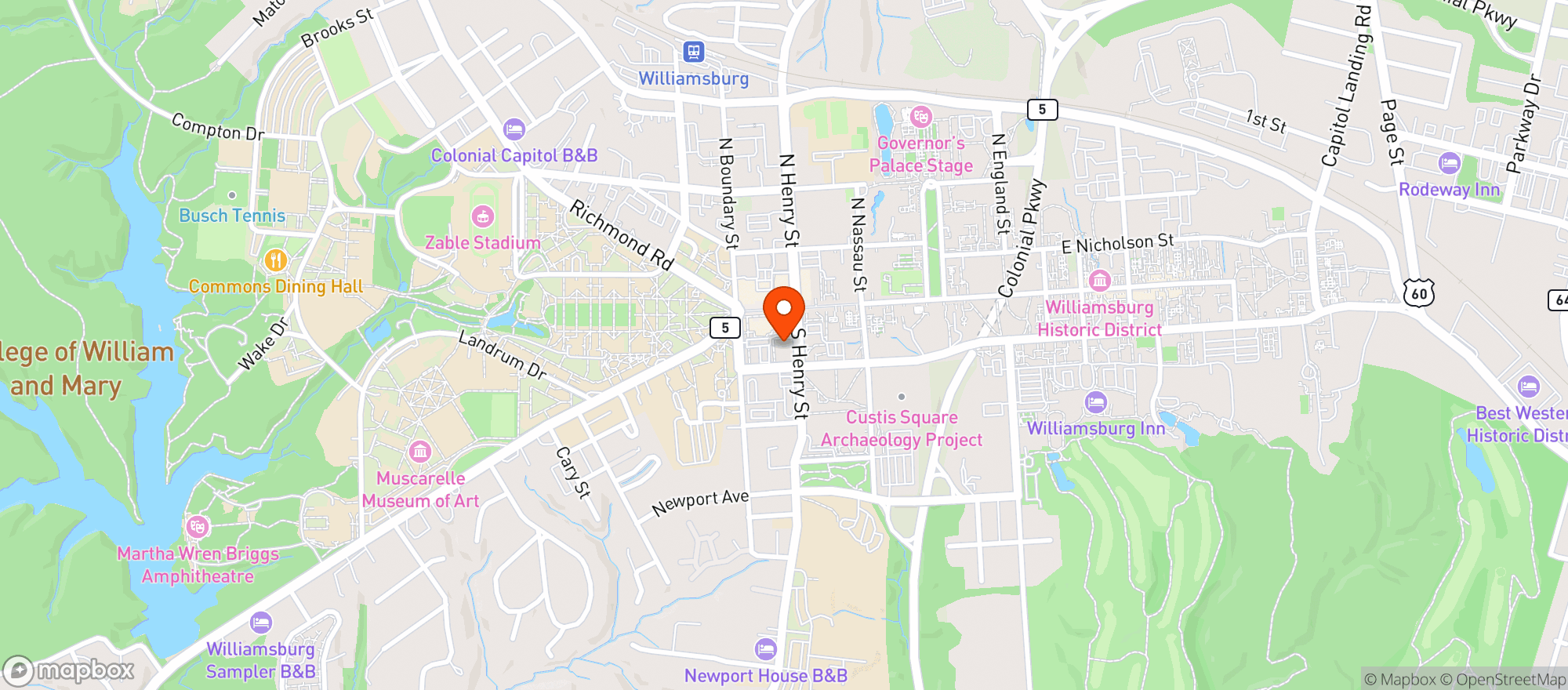 Map showing Mellow Mushroom #231
